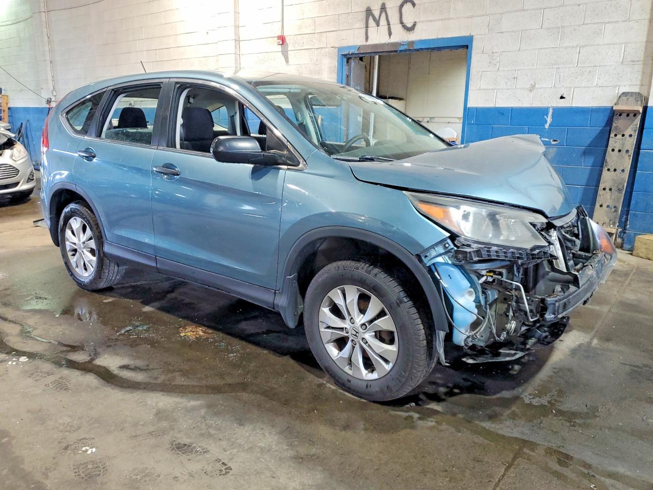 2014 Honda Cr-v Lx Синий vin: 2HKRM4H3XEH725875