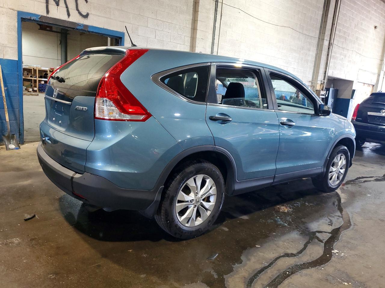 2014 Honda Cr-v Lx Синий vin: 2HKRM4H3XEH725875