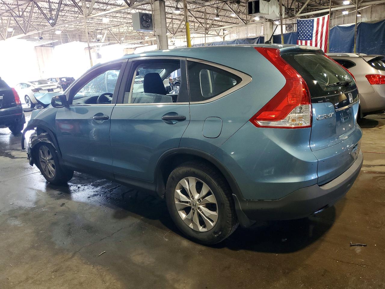 2014 Honda Cr-v Lx Синий vin: 2HKRM4H3XEH725875