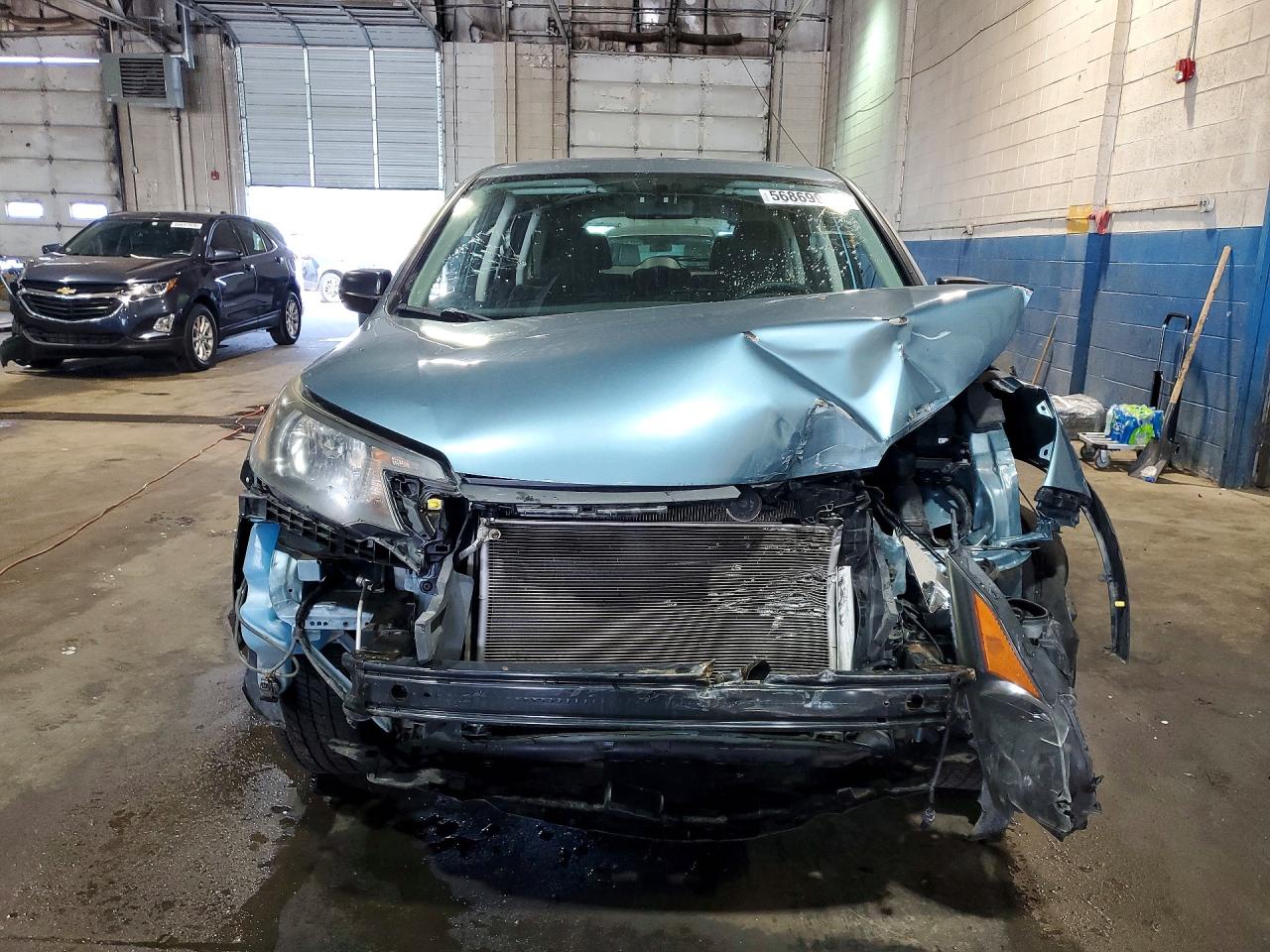 2014 Honda Cr-v Lx Синий vin: 2HKRM4H3XEH725875
