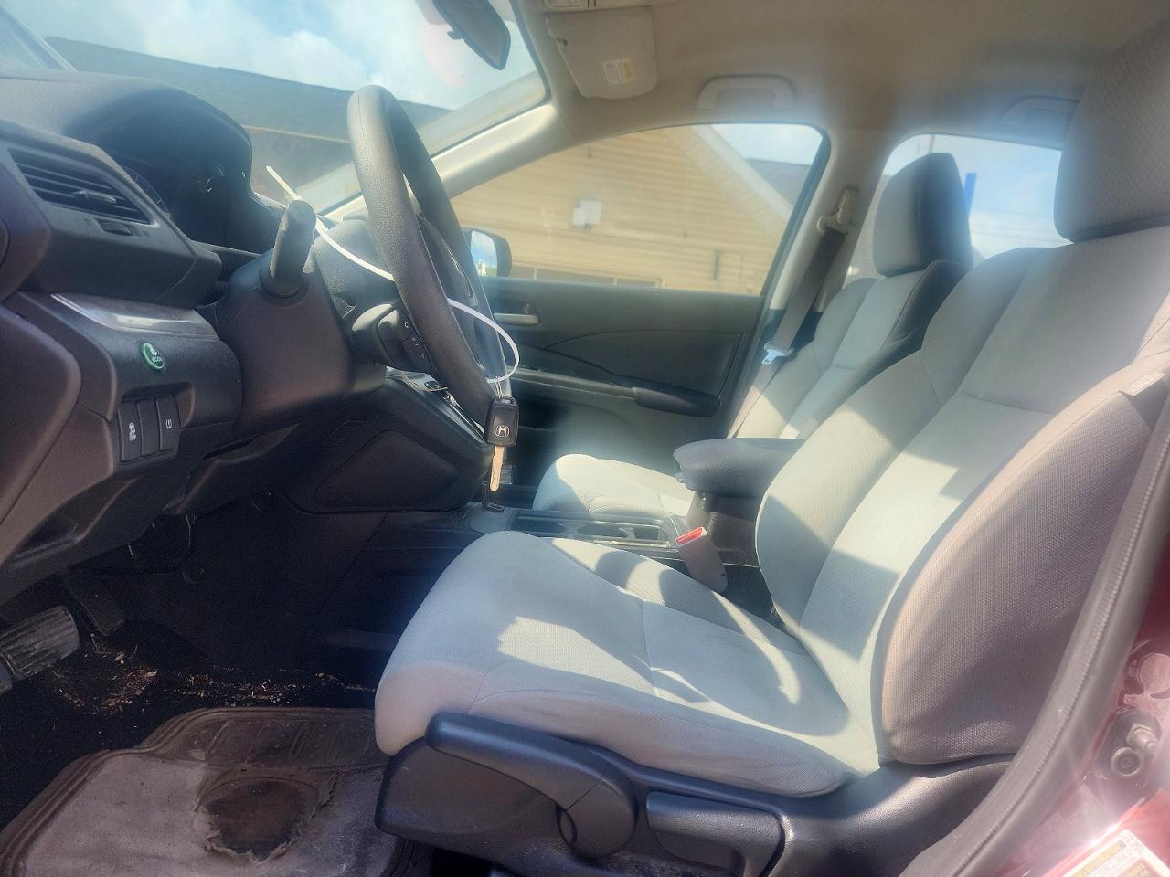 2015 Honda Cr-v Lx Burgundy vin: 2HKRM4H3XFH604443