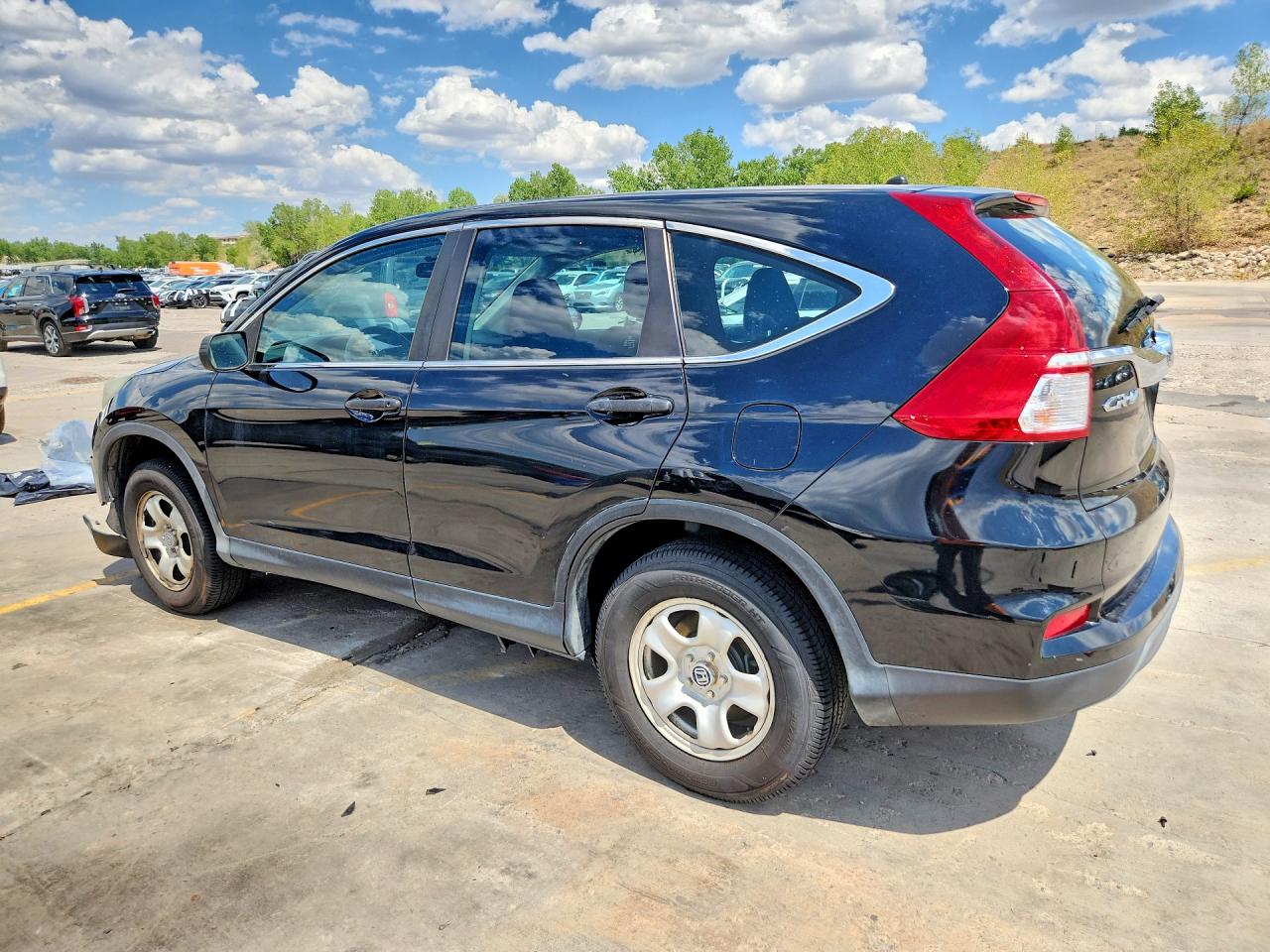2015 Honda Cr-v Lx Black vin: 2HKRM4H3XFH612042