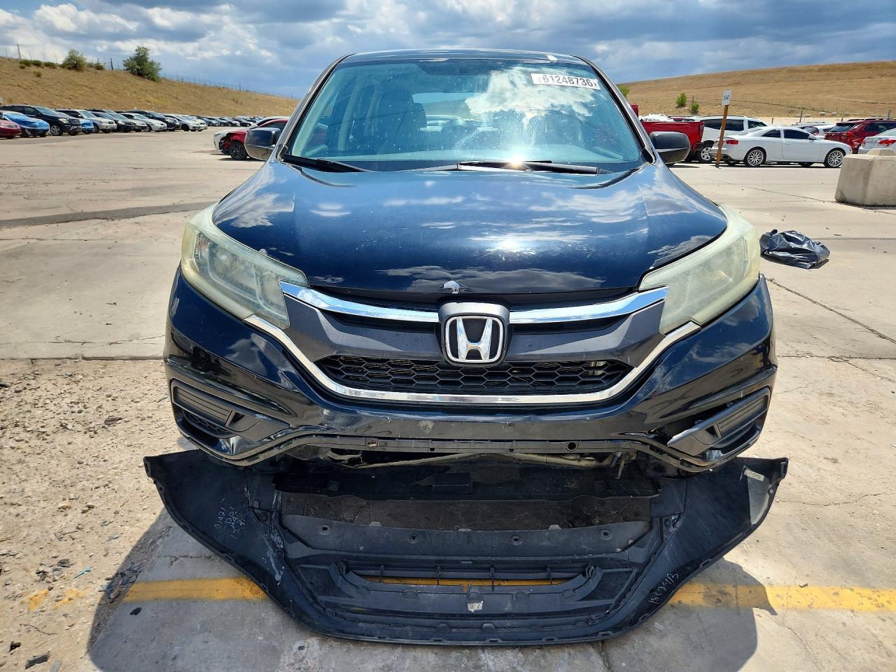 2015 Honda Cr-v Lx Black vin: 2HKRM4H3XFH612042