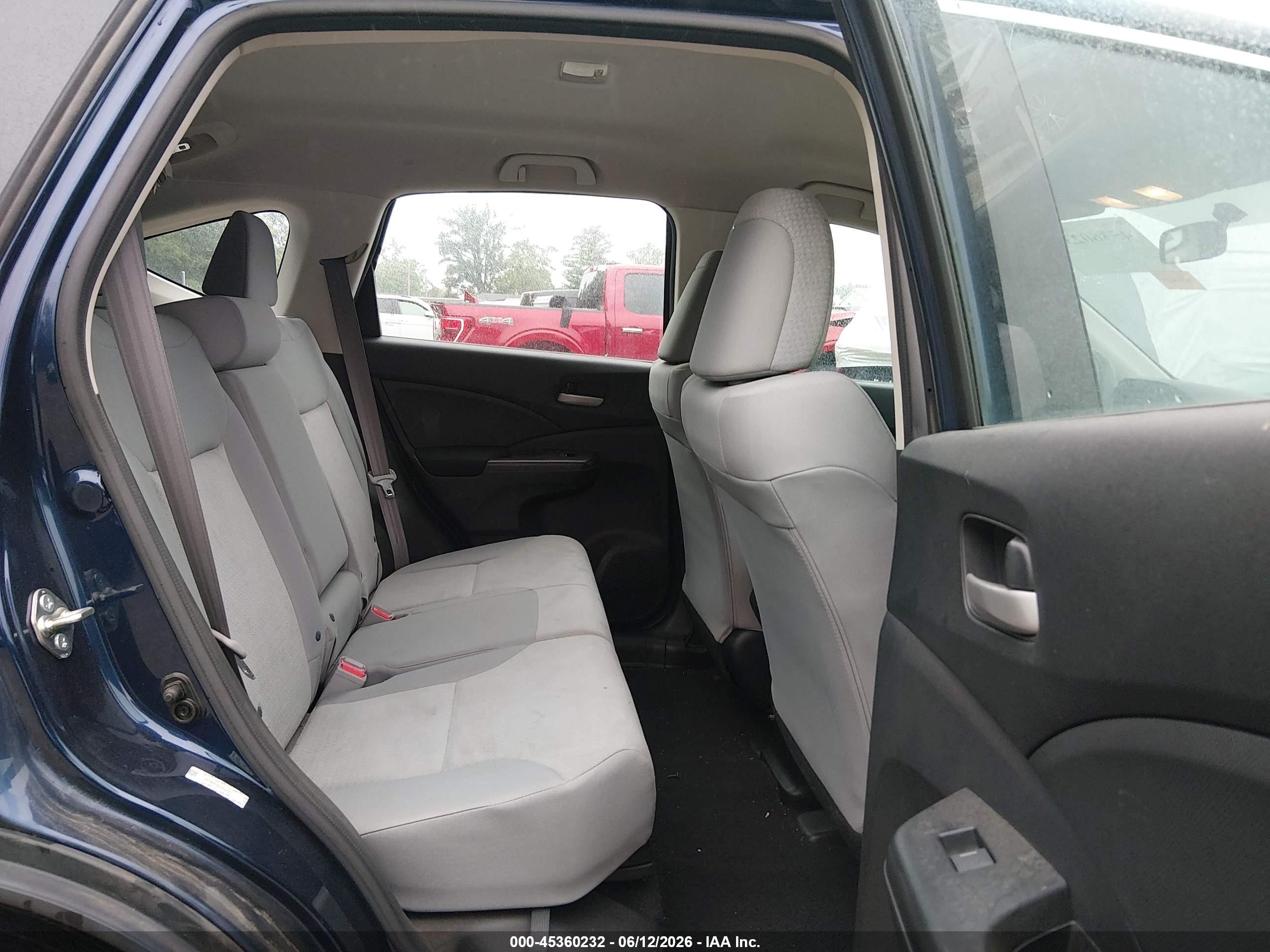2015 Honda Cr-v Lx Blue vin: 2HKRM4H3XFH628760