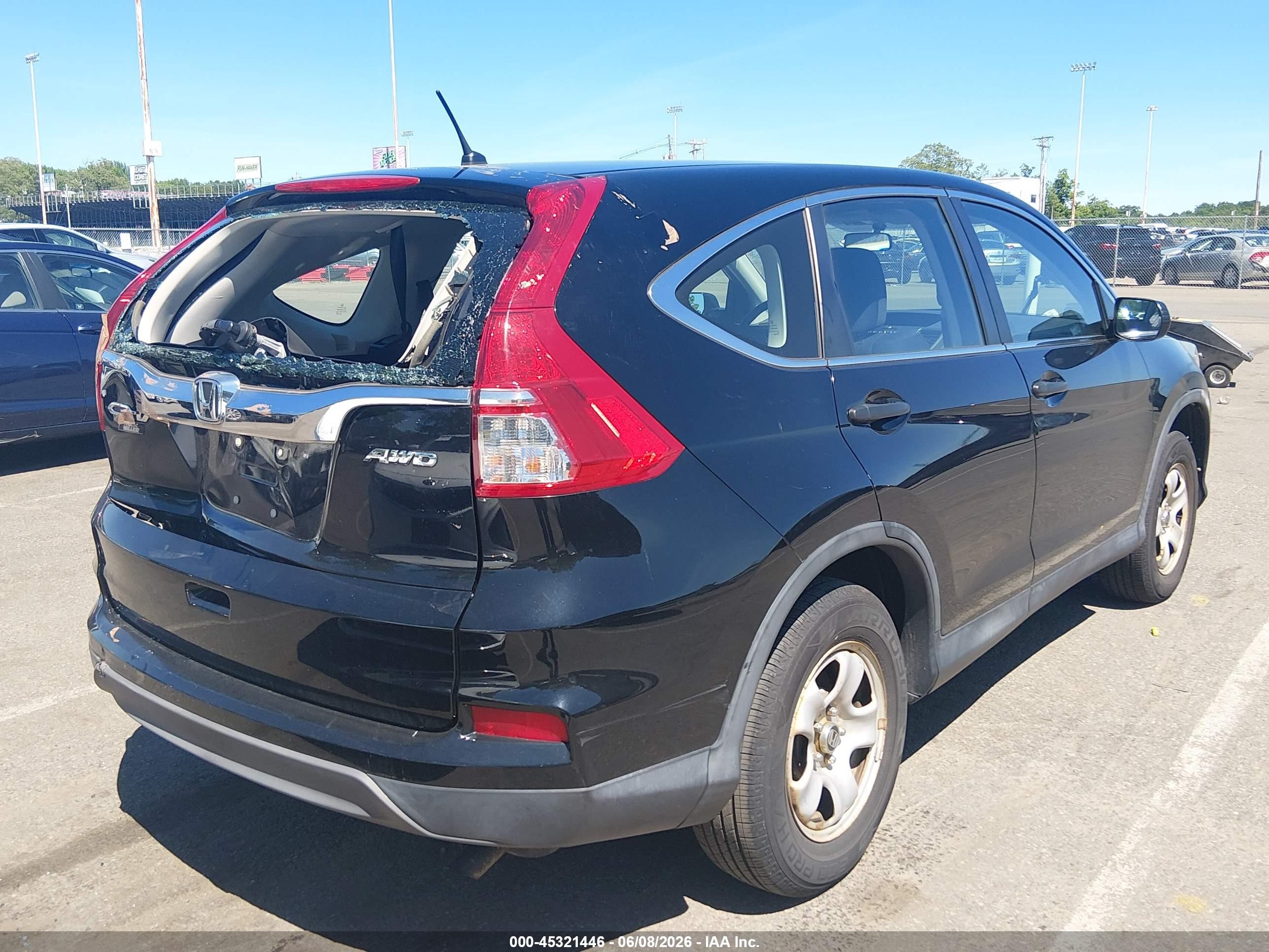2015 Honda Cr-v Lx Gray vin: 2HKRM4H3XFH693687