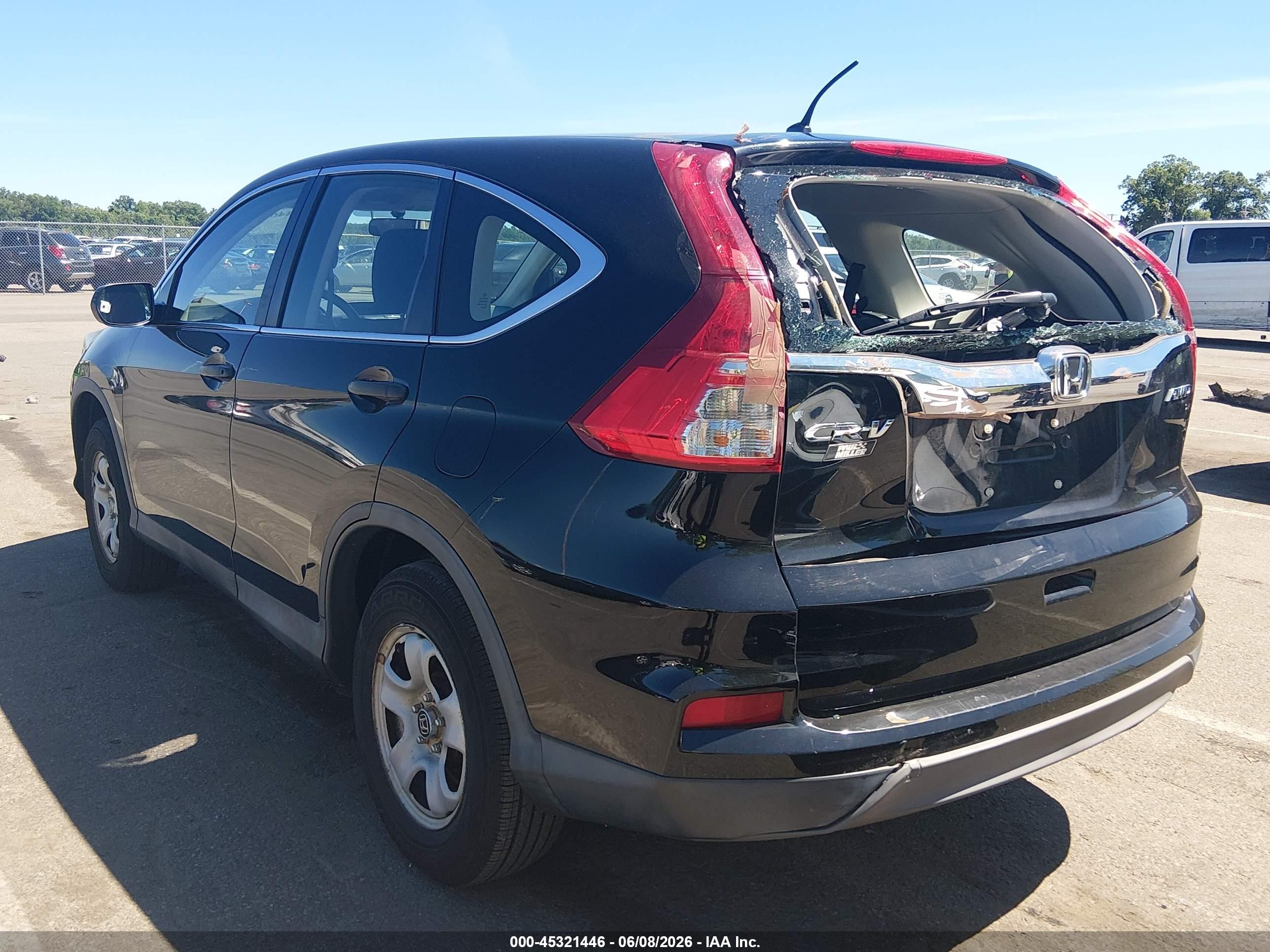 2015 Honda Cr-v Lx Gray vin: 2HKRM4H3XFH693687