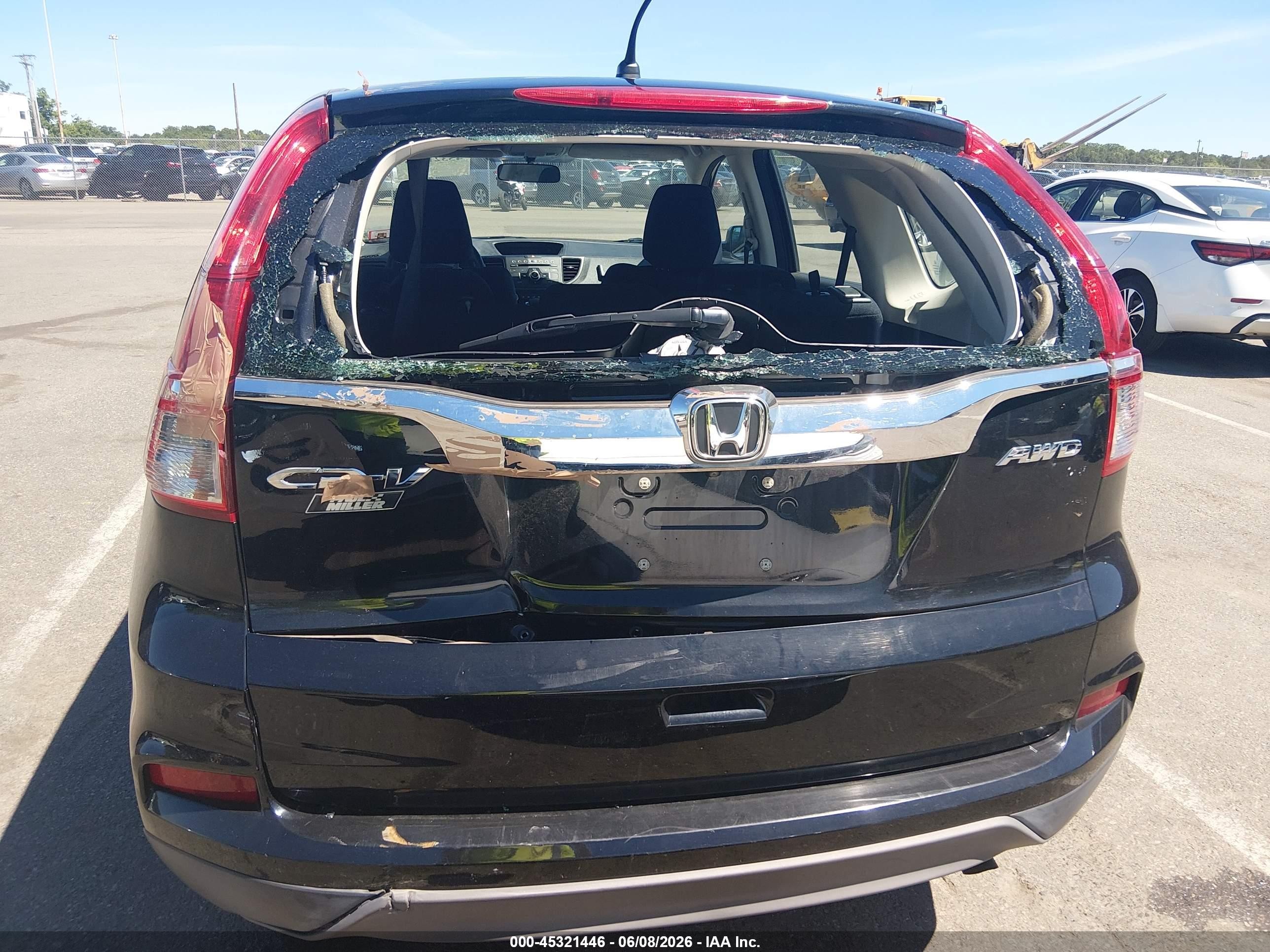 2015 Honda Cr-v Lx Gray vin: 2HKRM4H3XFH693687