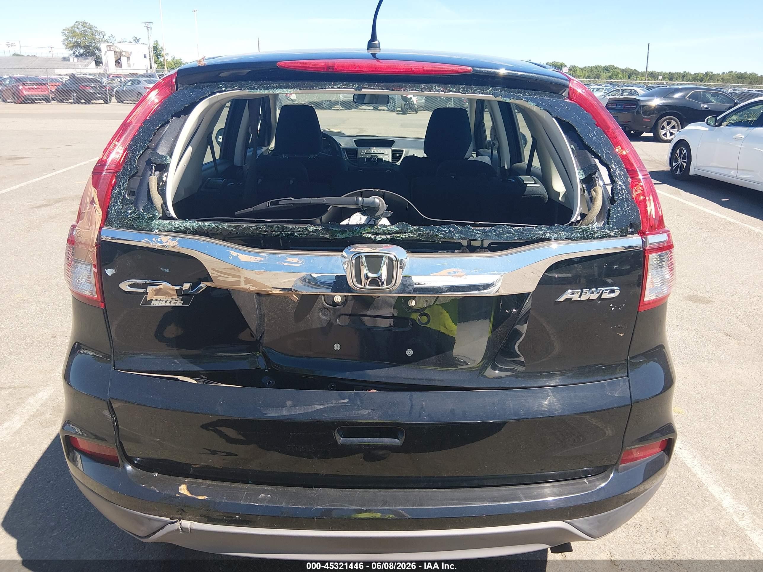 2015 Honda Cr-v Lx Gray vin: 2HKRM4H3XFH693687