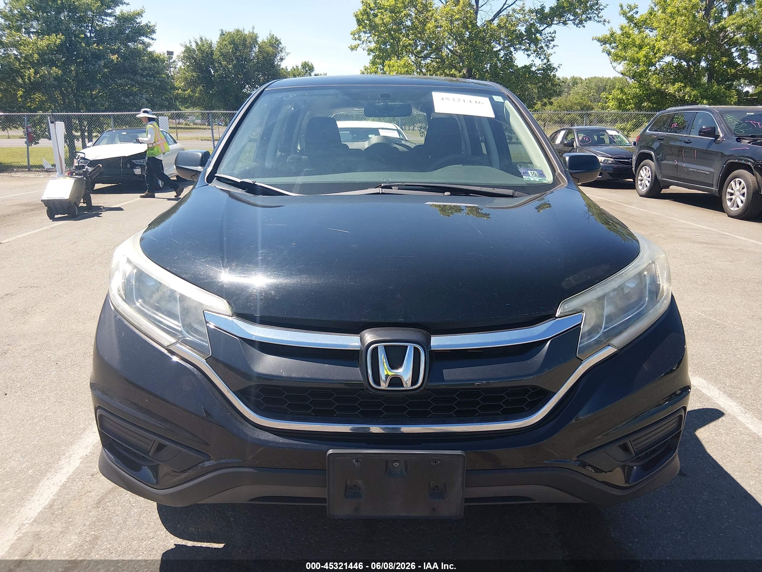 2015 Honda Cr-v Lx Gray vin: 2HKRM4H3XFH693687