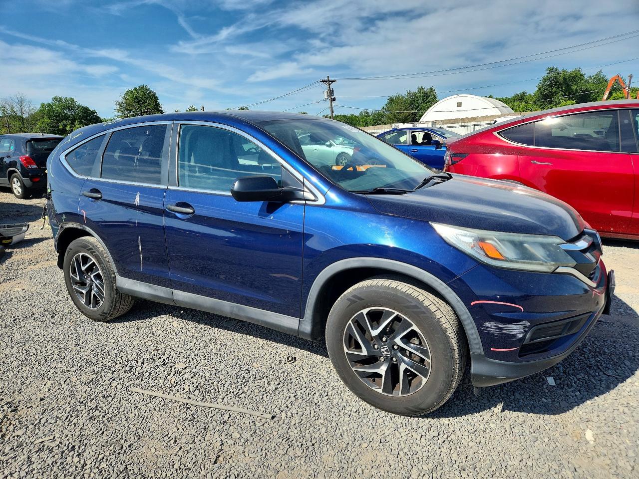2016 Honda Cr-v Se Blue vin: 2HKRM4H40GH668422