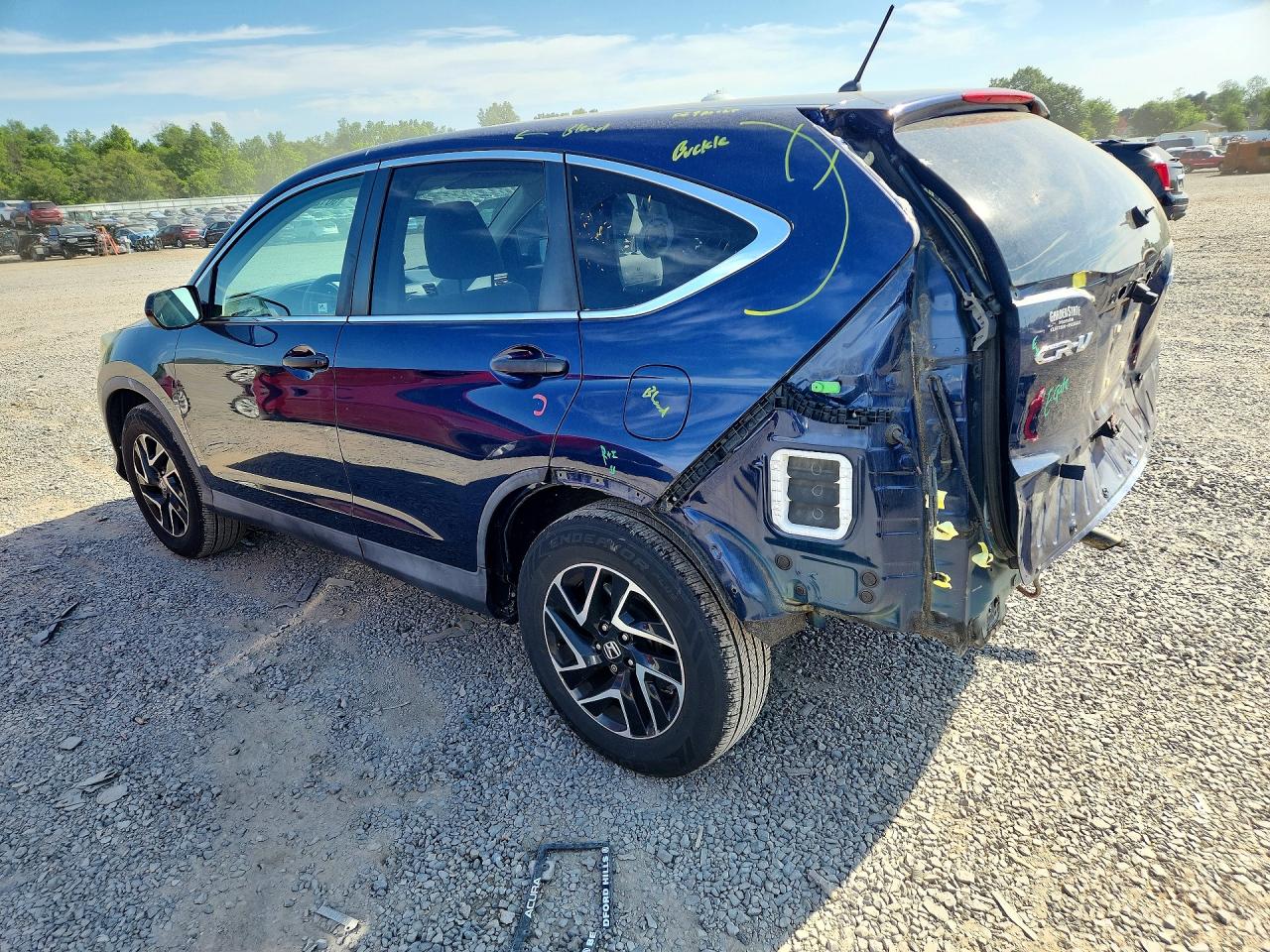 2016 Honda Cr-v Se Blue vin: 2HKRM4H40GH668422