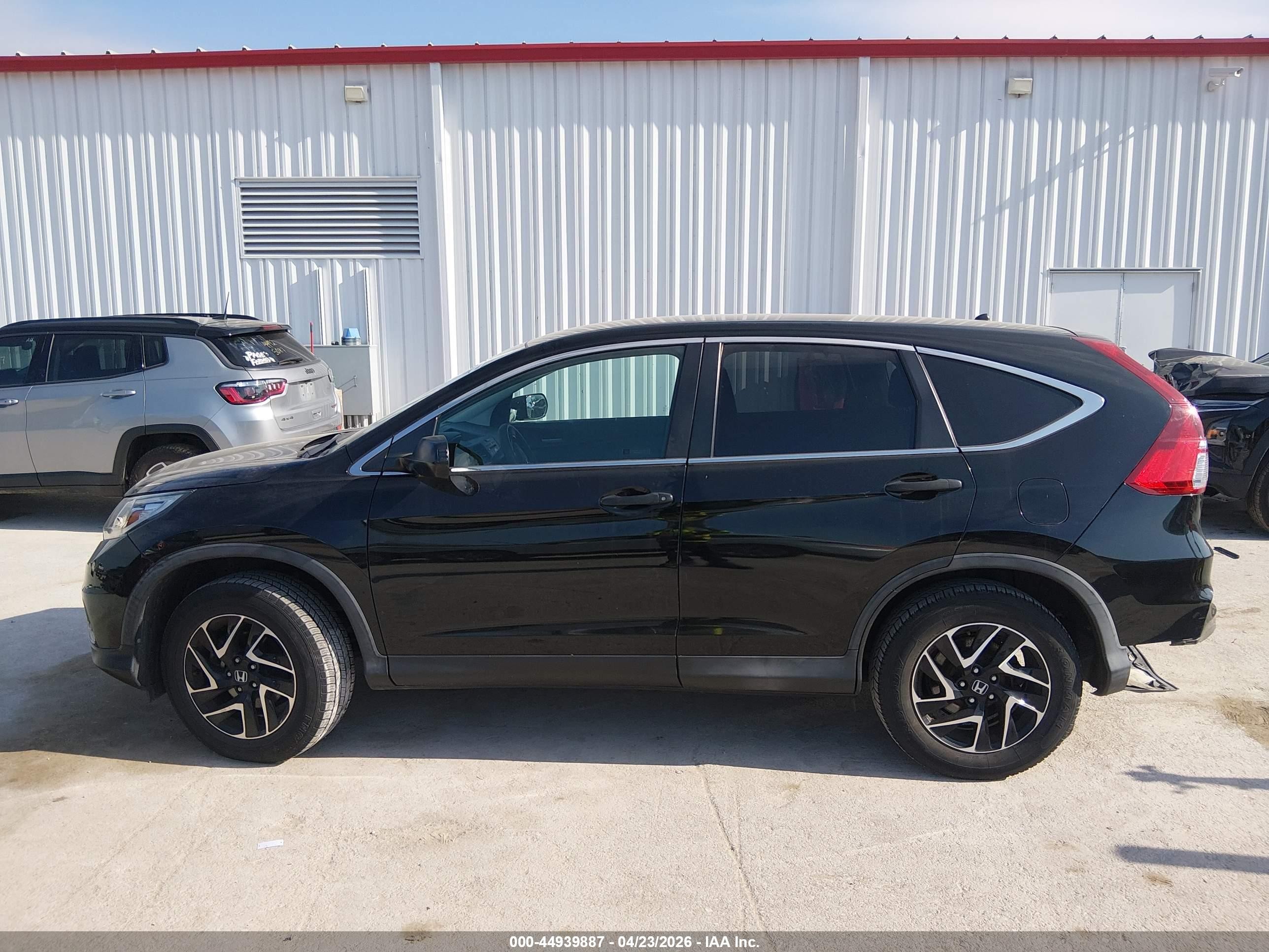 2016 Honda Cr-v Se Black vin: 2HKRM4H41GH701041