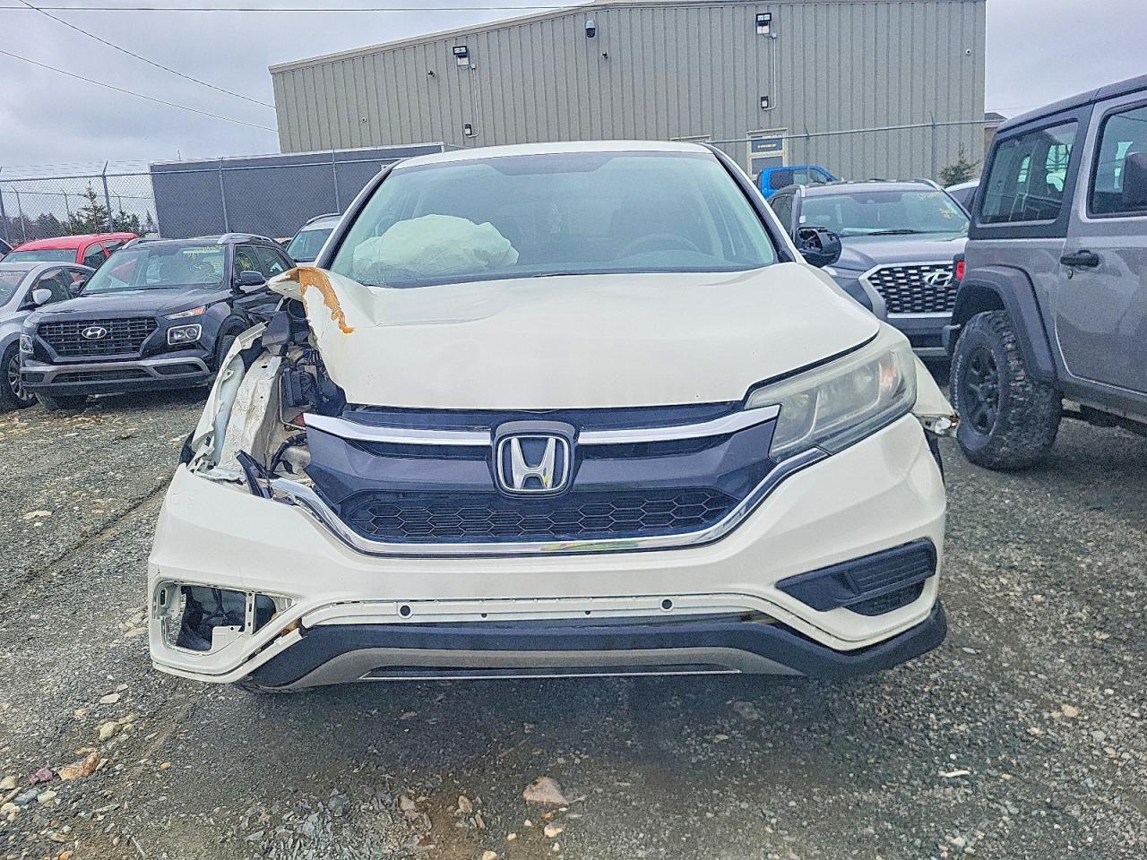 2015 Honda Cr-v Se White vin: 2HKRM4H42FH123420