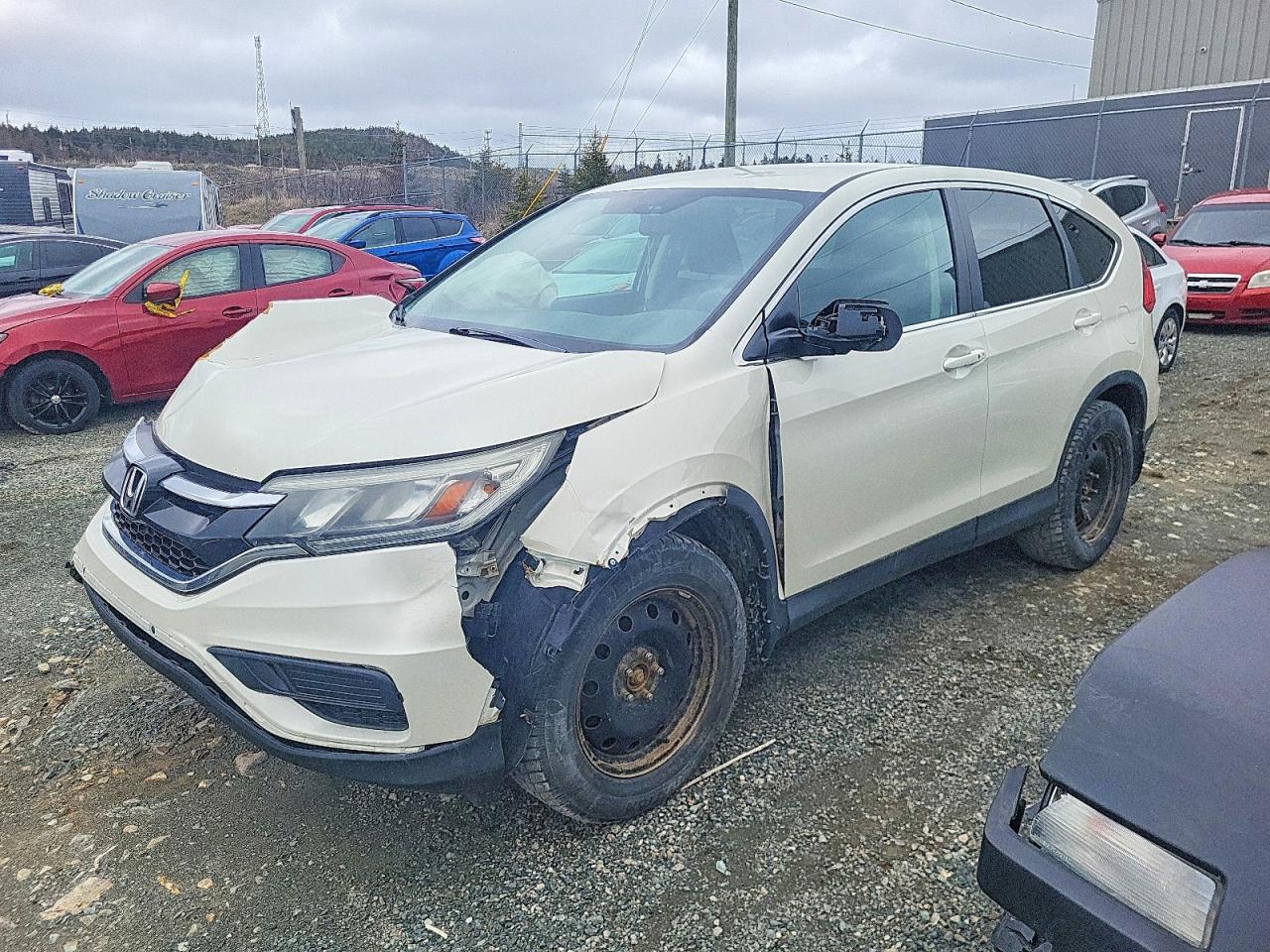 2015 Honda Cr-v Se White vin: 2HKRM4H42FH123420