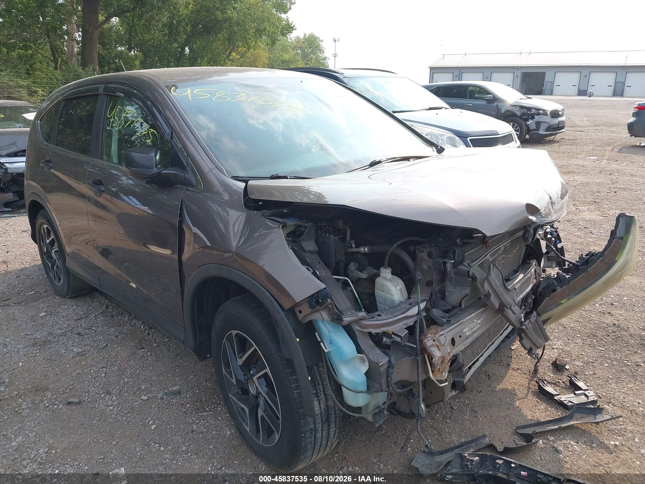 2016 Honda Cr-v Se Gray vin: 2HKRM4H42GH654845