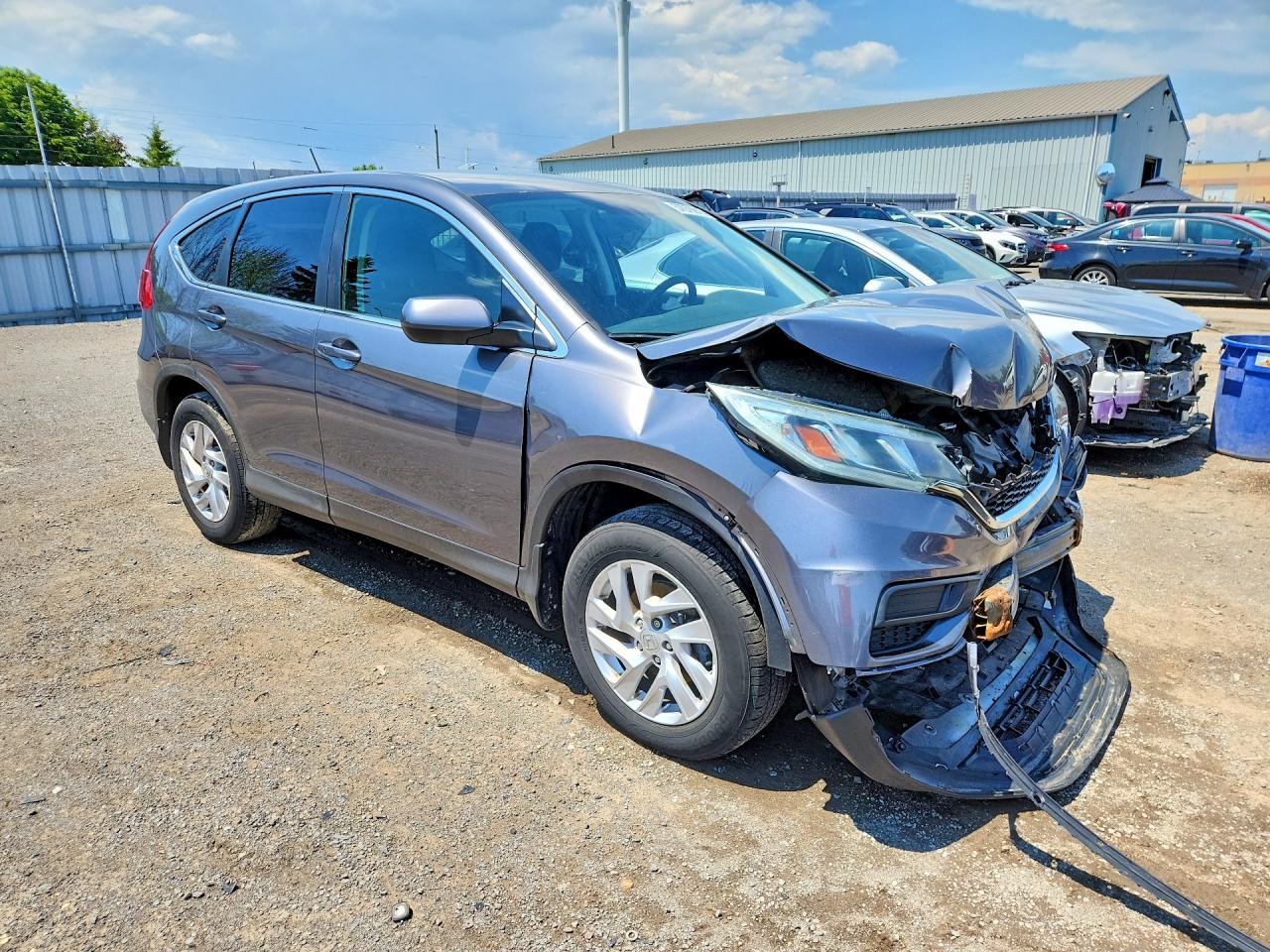 2015 Honda Cr-v Se Gray vin: 2HKRM4H43FH112524