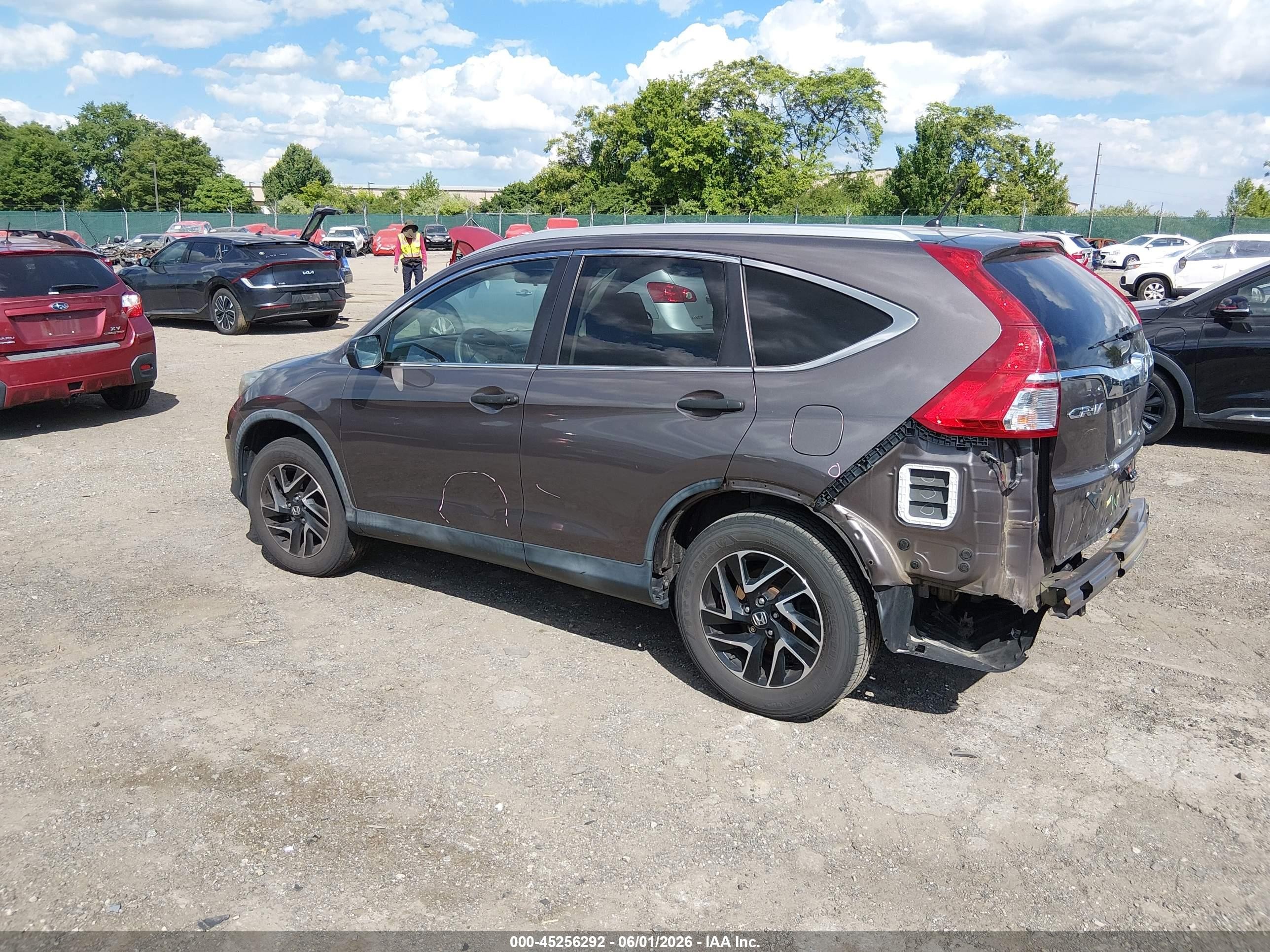 2016 Honda Cr-v Se Dark Brown vin: 2HKRM4H43GH714583