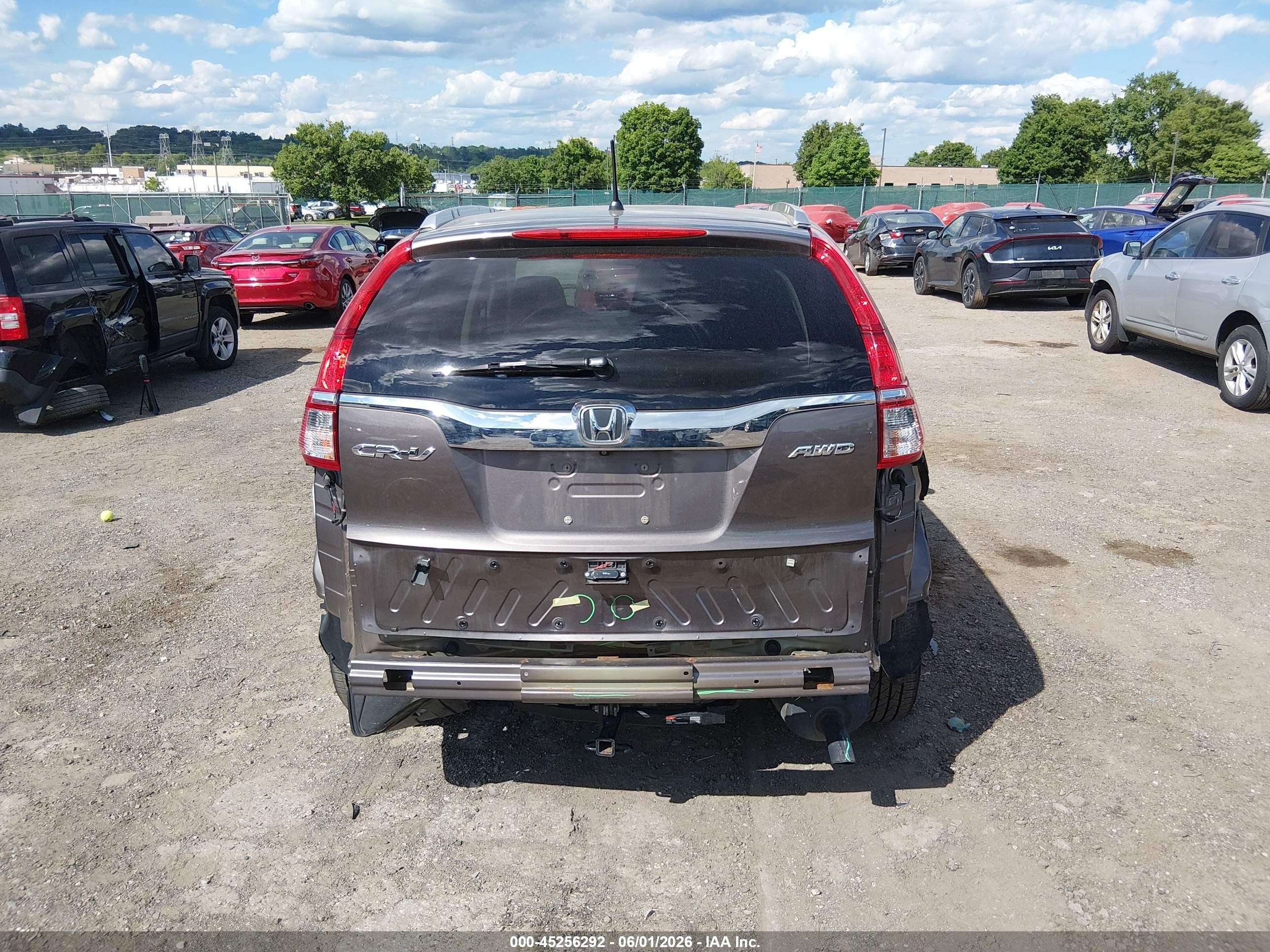 2016 Honda Cr-v Se Dark Brown vin: 2HKRM4H43GH714583