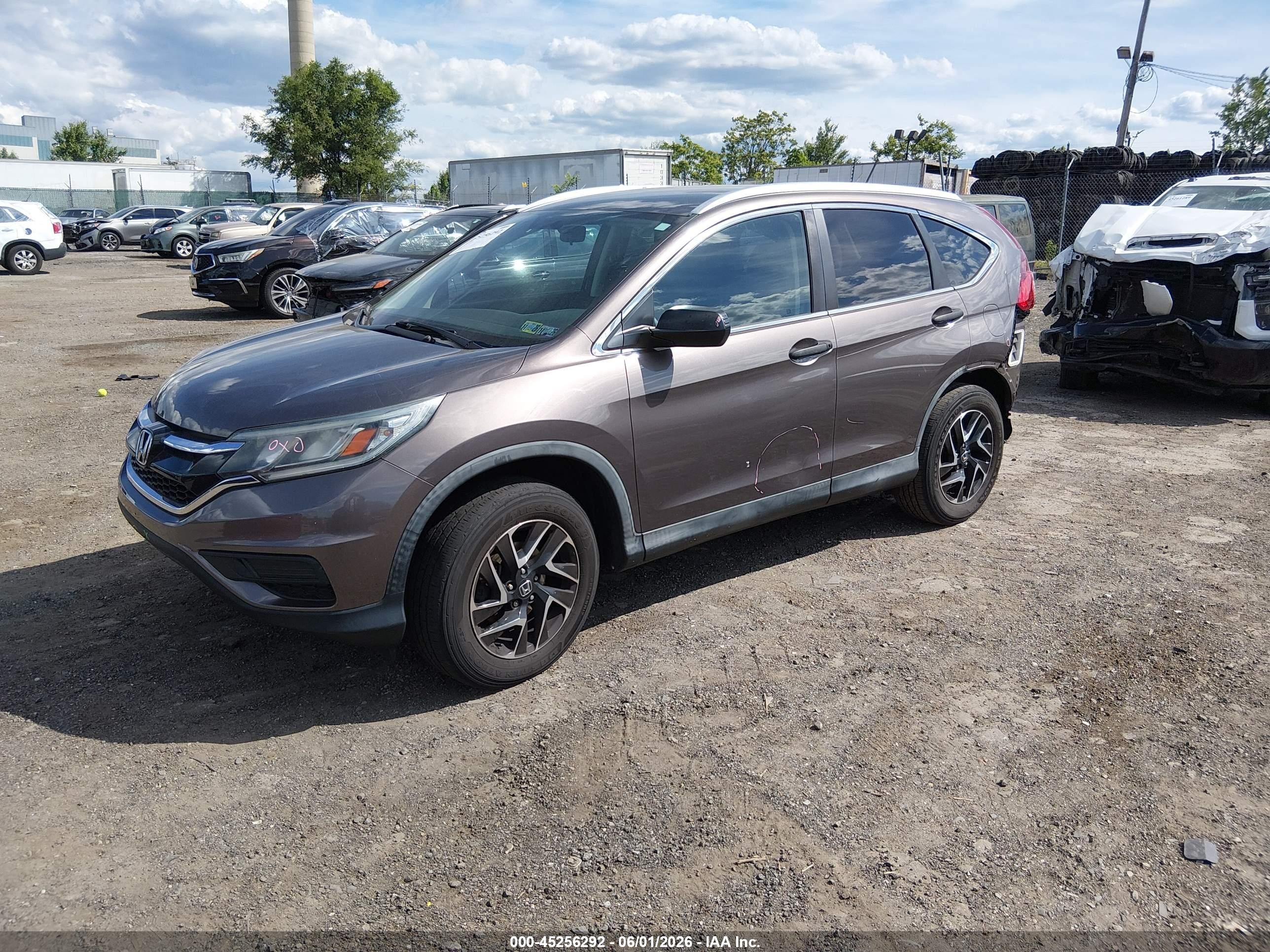 2016 Honda Cr-v Se Dark Brown vin: 2HKRM4H43GH714583