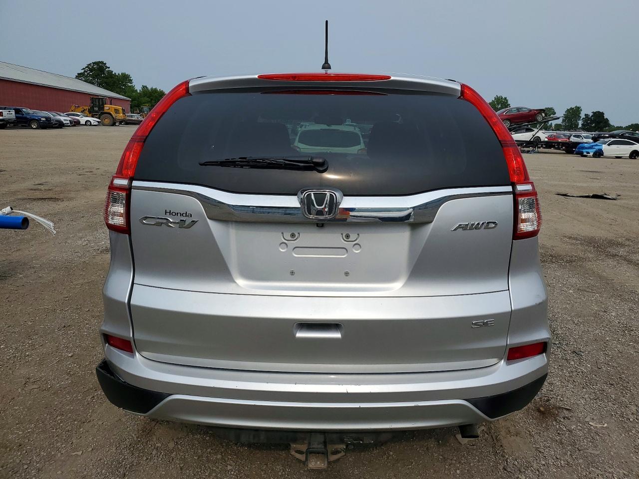2015 Honda Cr-v Se Silver vin: 2HKRM4H44FH107512