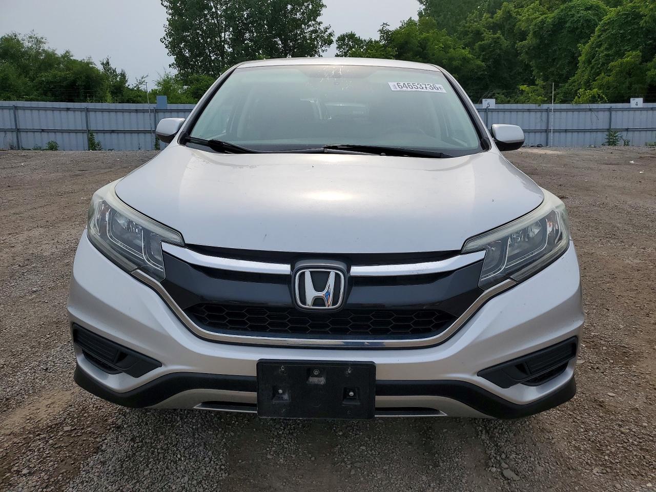 2015 Honda Cr-v Se Silver vin: 2HKRM4H44FH107512