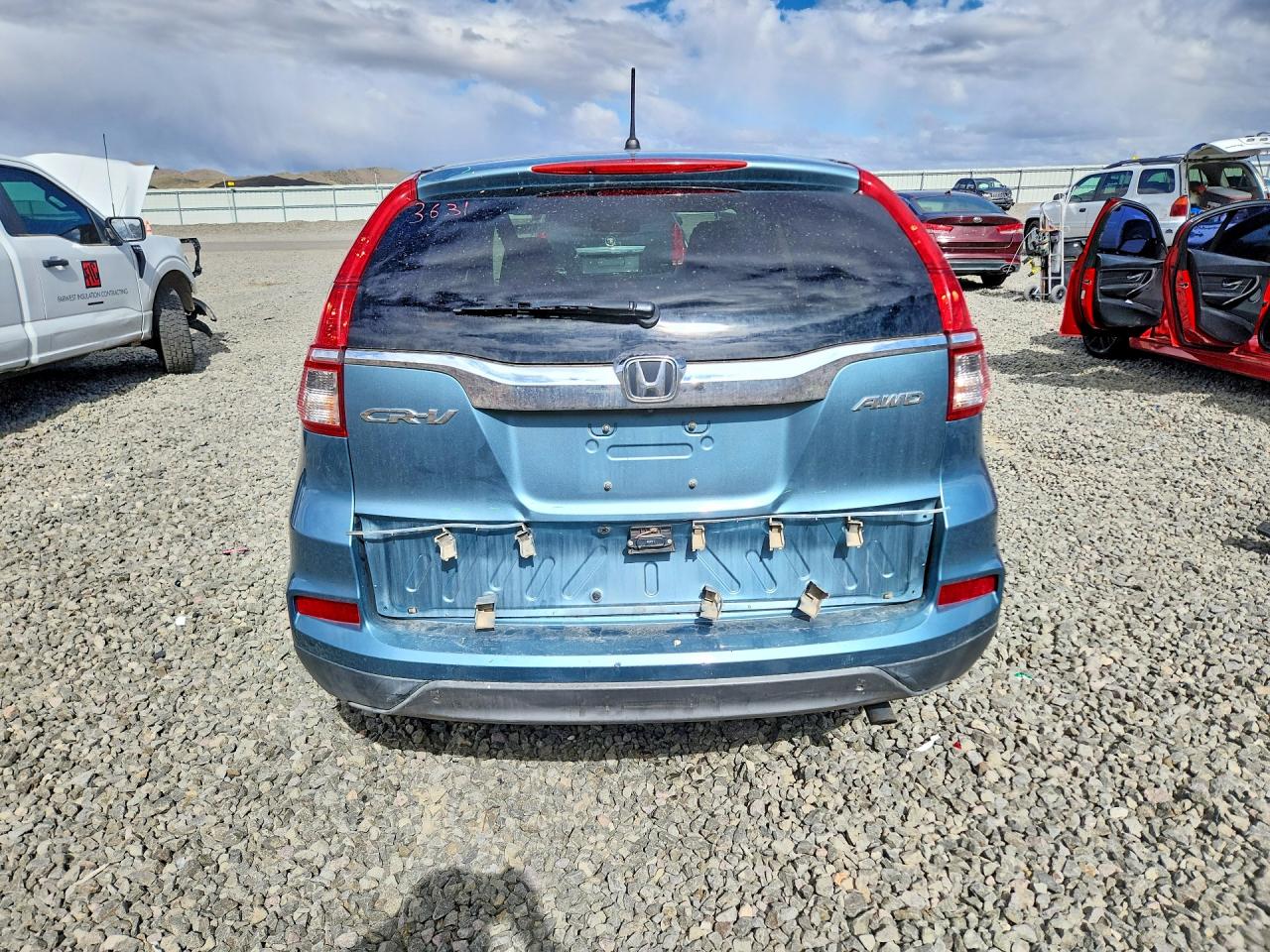 2016 Honda Cr-v Se Teal vin: 2HKRM4H44GH711529