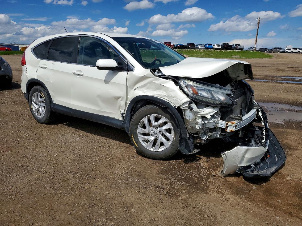 2015 Honda Cr-v Se White vin: 2HKRM4H45FH127669
