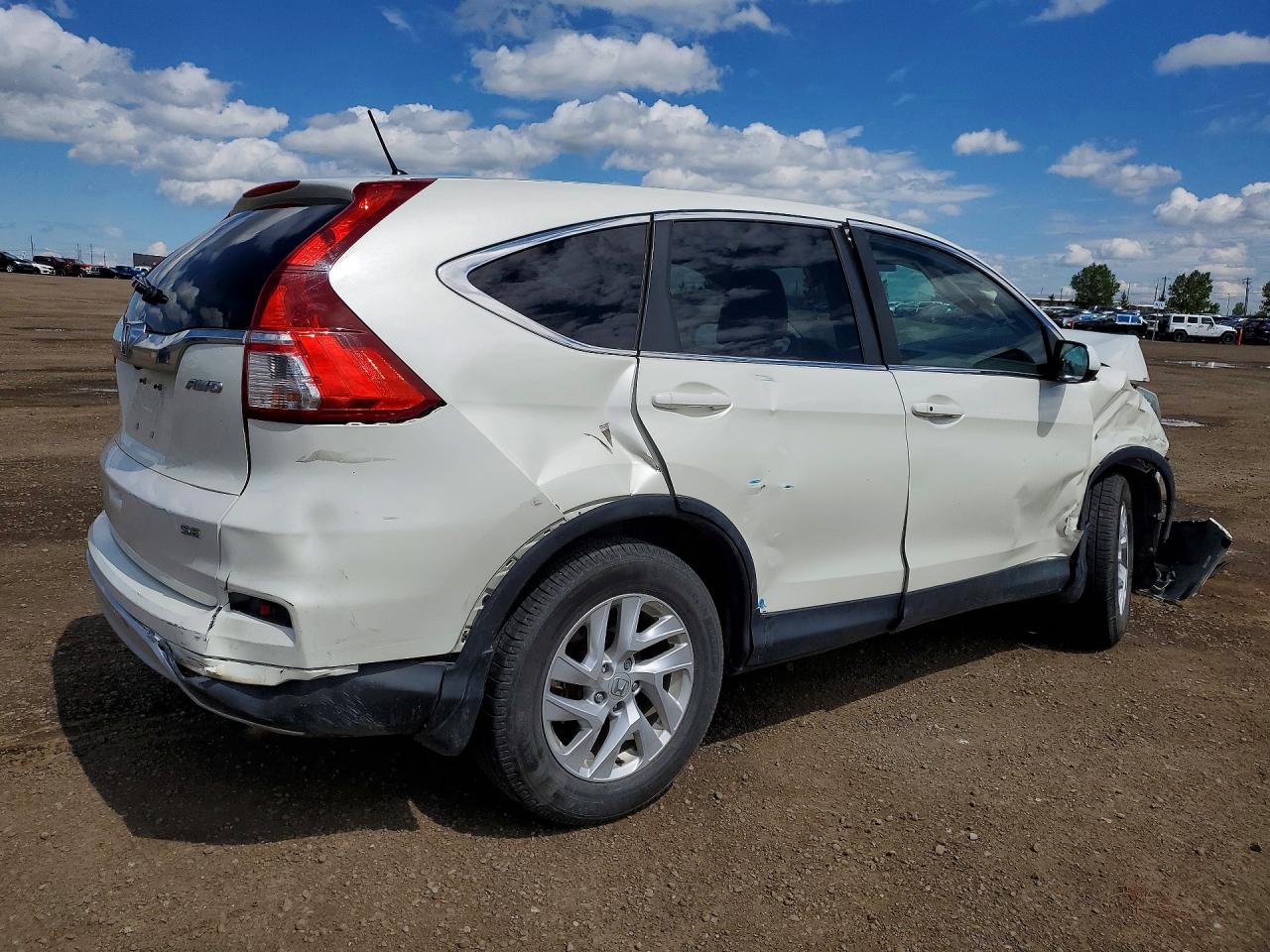 2015 Honda Cr-v Se White vin: 2HKRM4H45FH127669