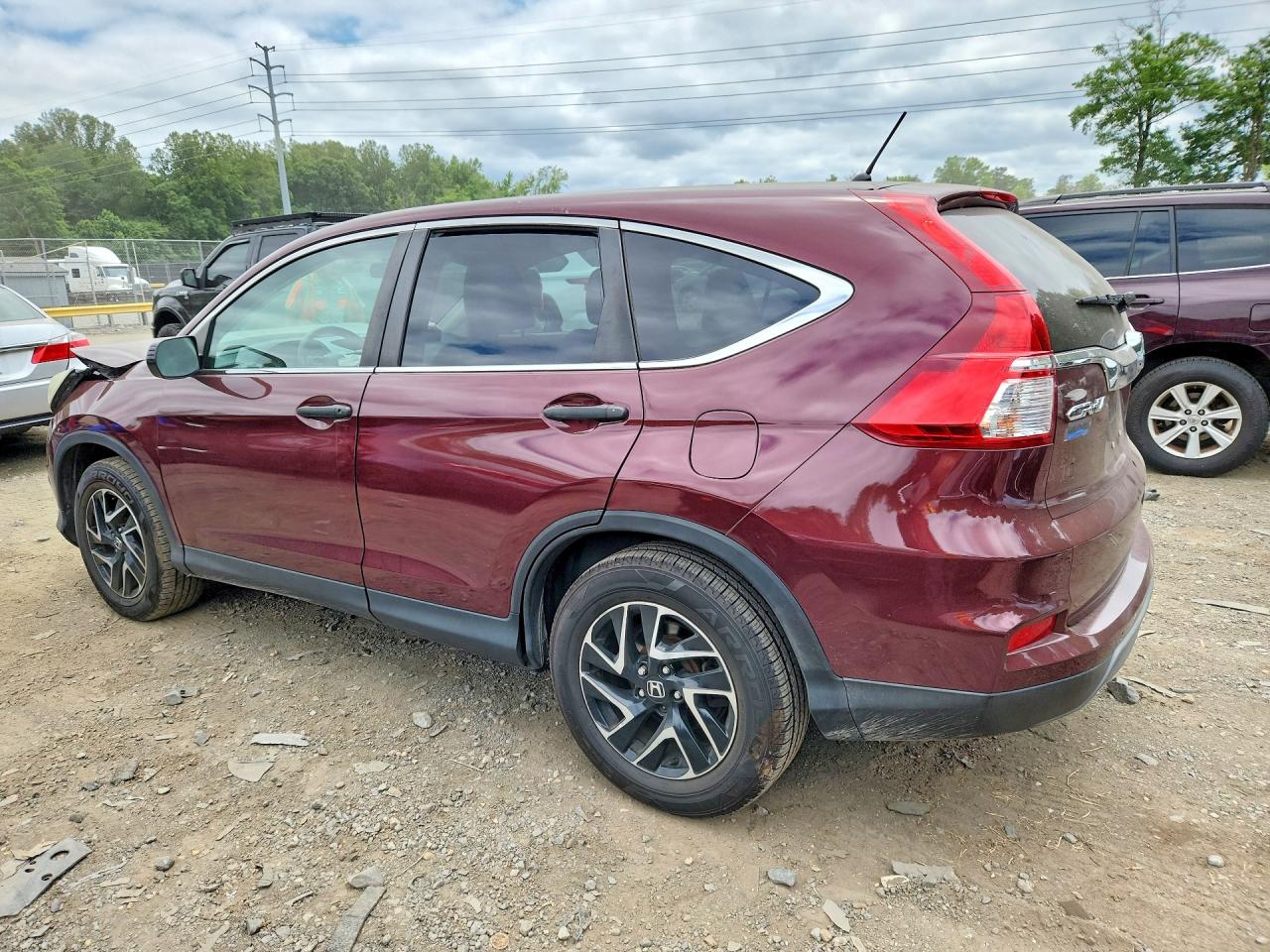 2016 Honda Cr-v Se Бордовый vin: 2HKRM4H45GH668996