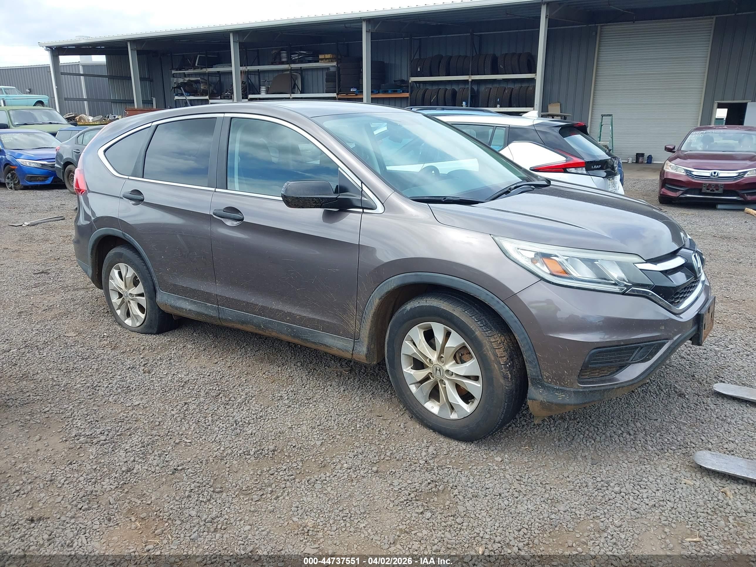 2016 Honda Cr-v Se Gray vin: 2HKRM4H48GH647740