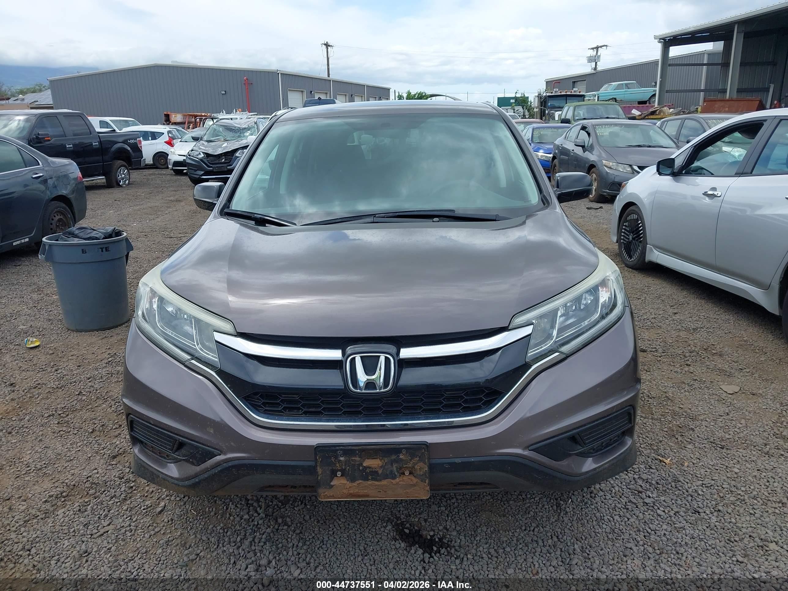 2016 Honda Cr-v Se Серый vin: 2HKRM4H48GH647740
