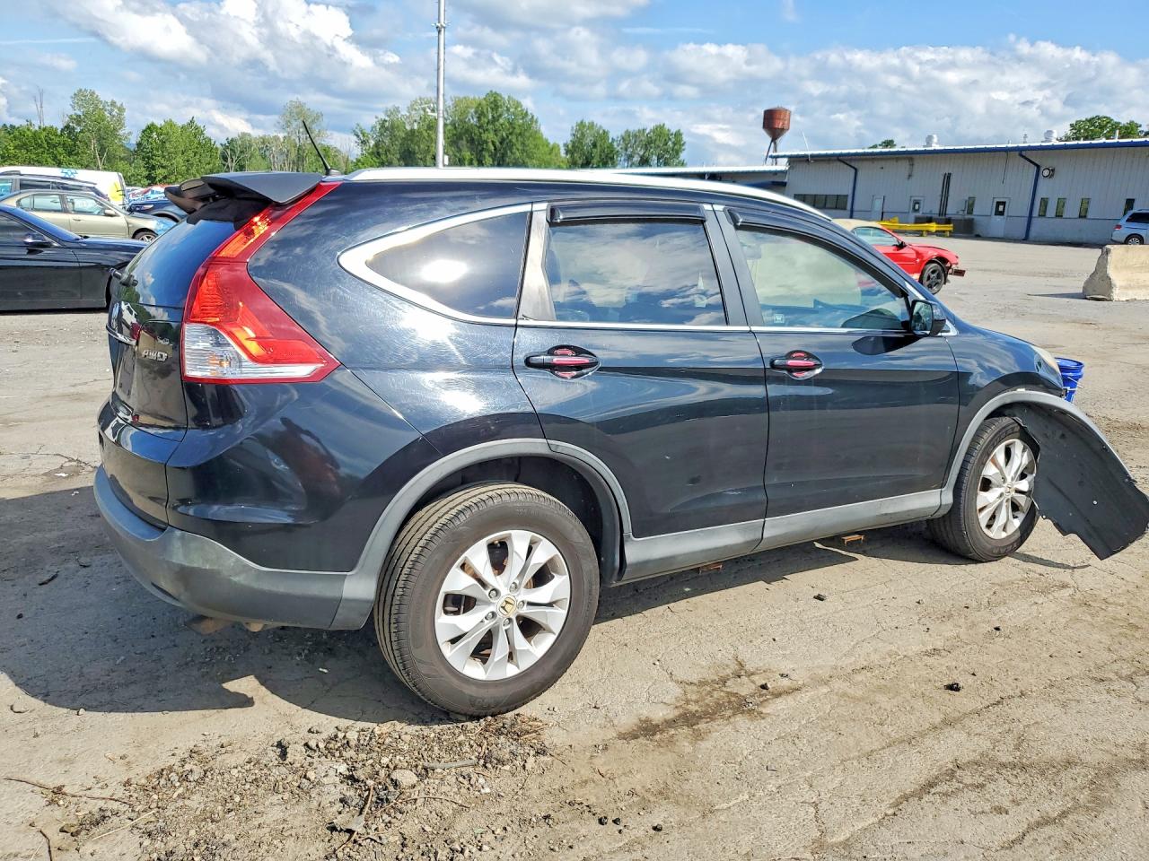 2012 Honda Cr-v Ex Black vin: 2HKRM4H50CH606148