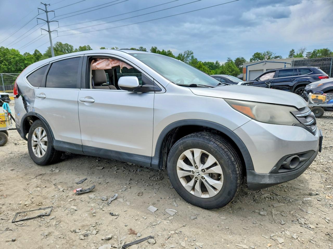 2012 Honda Cr-v Ex Gray vin: 2HKRM4H50CH634953