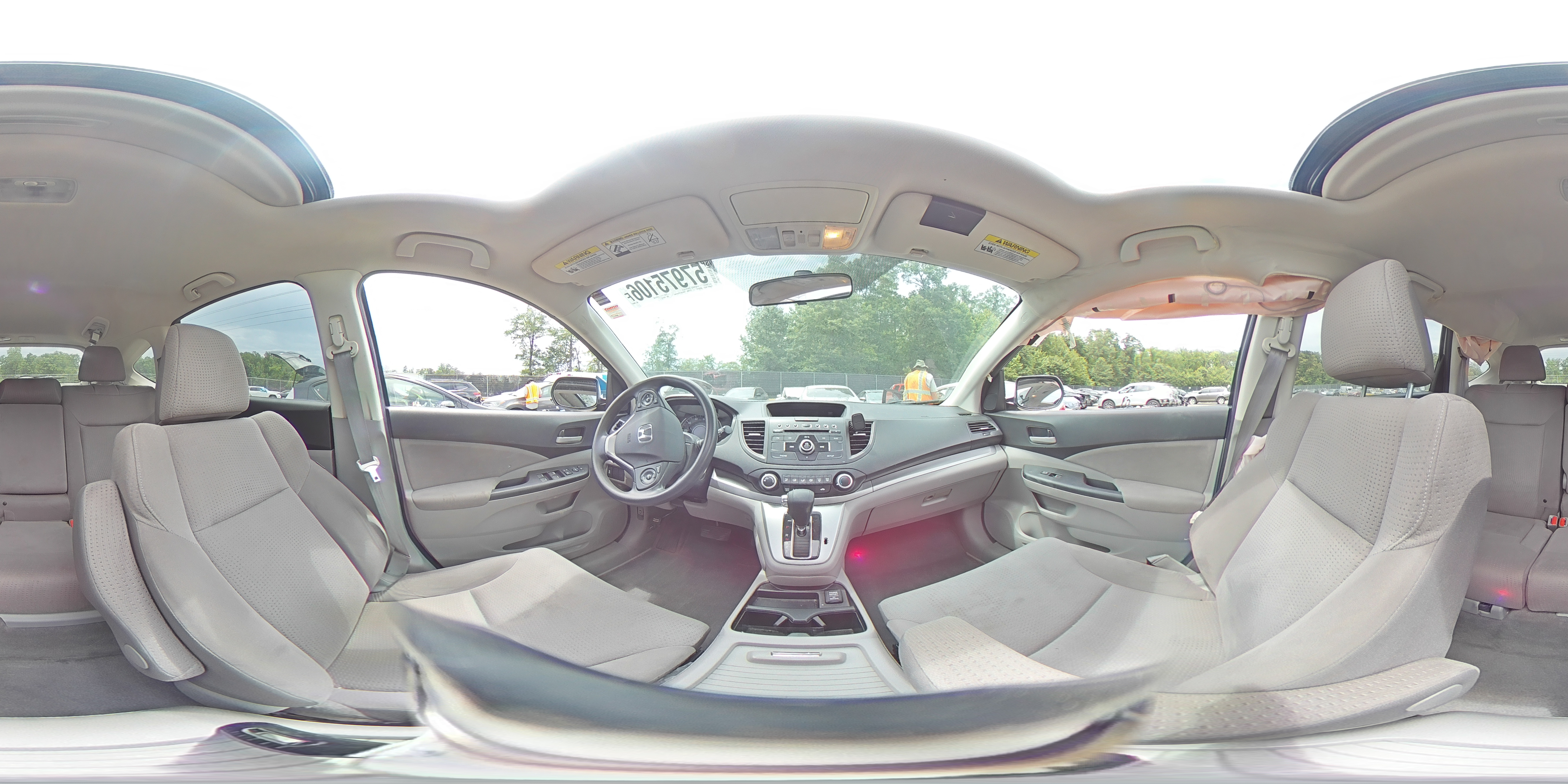 2012 Honda Cr-v Ex Gray vin: 2HKRM4H50CH634953