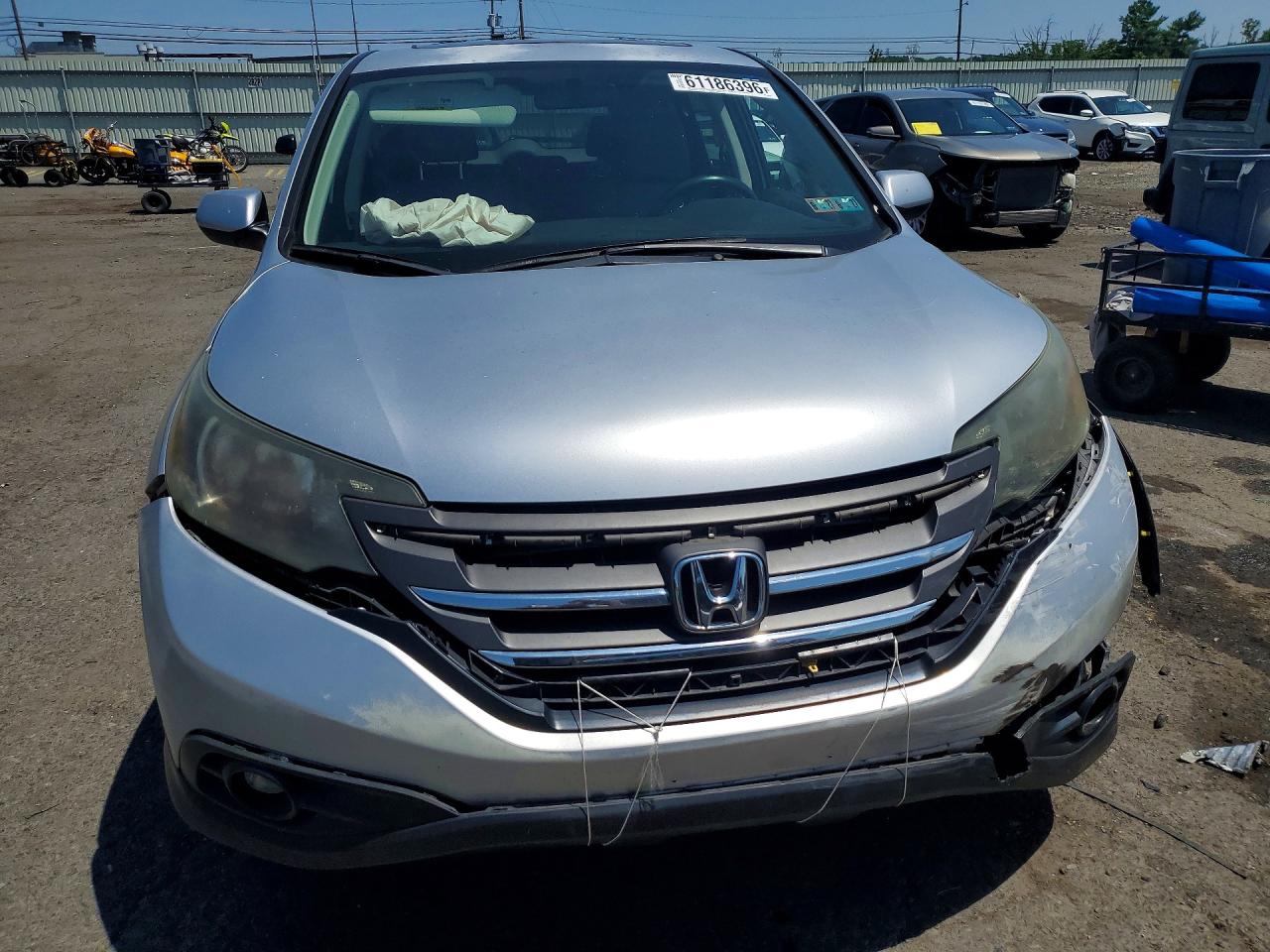 2013 Honda Cr-v Ex Silver vin: 2HKRM4H50DH604420