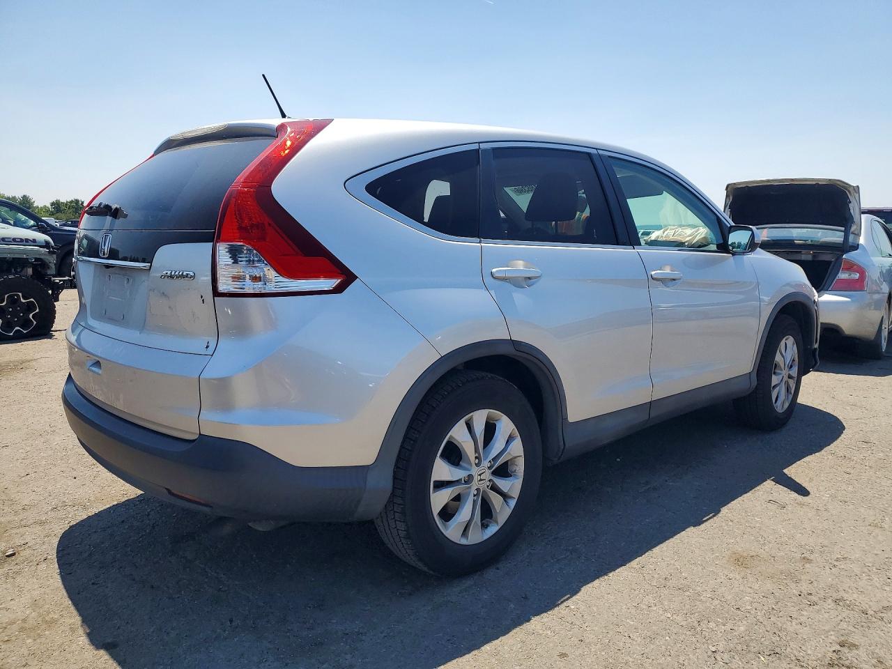 2013 Honda Cr-v Ex Silver vin: 2HKRM4H50DH604420