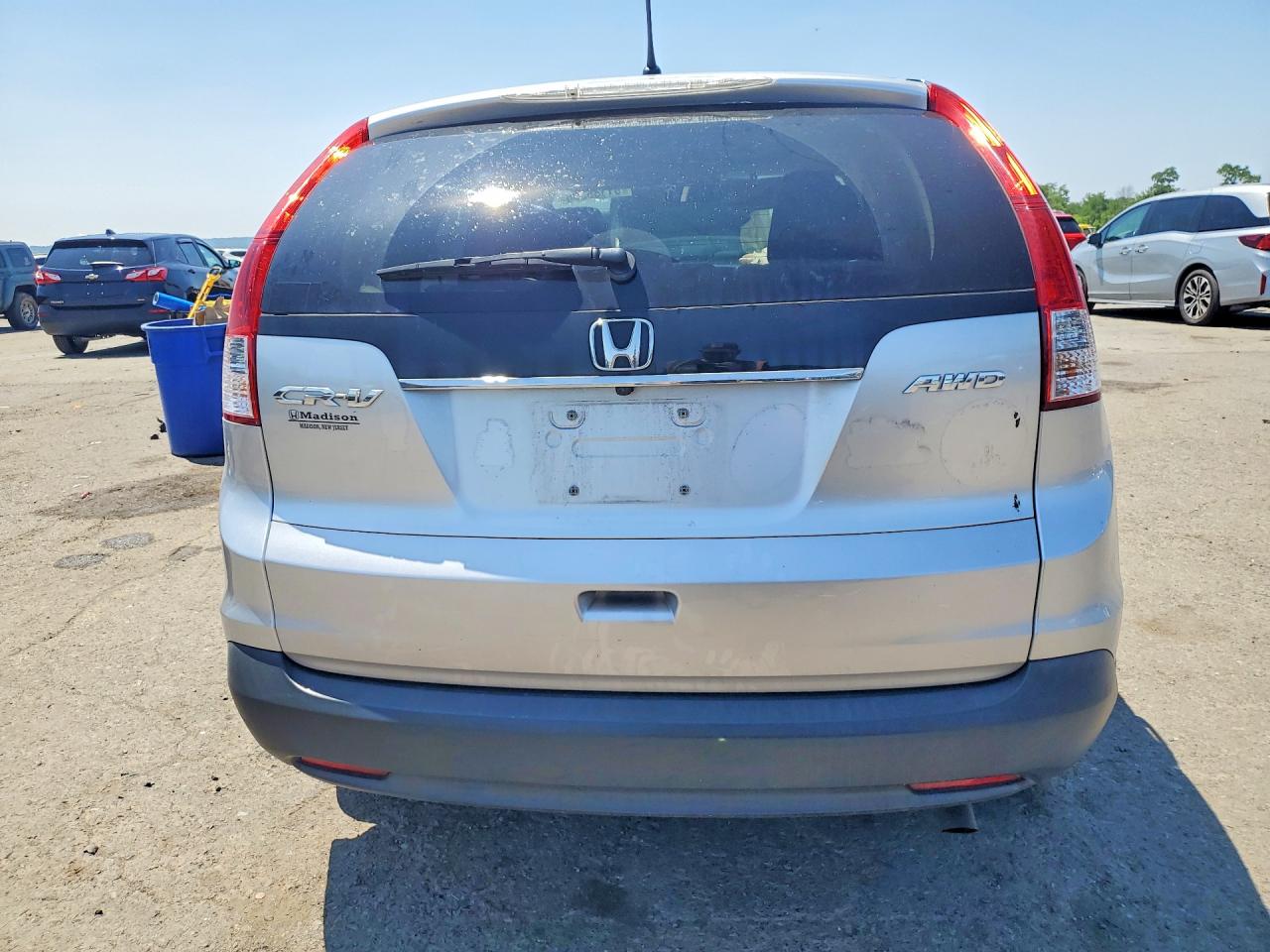 2013 Honda Cr-v Ex Silver vin: 2HKRM4H50DH604420