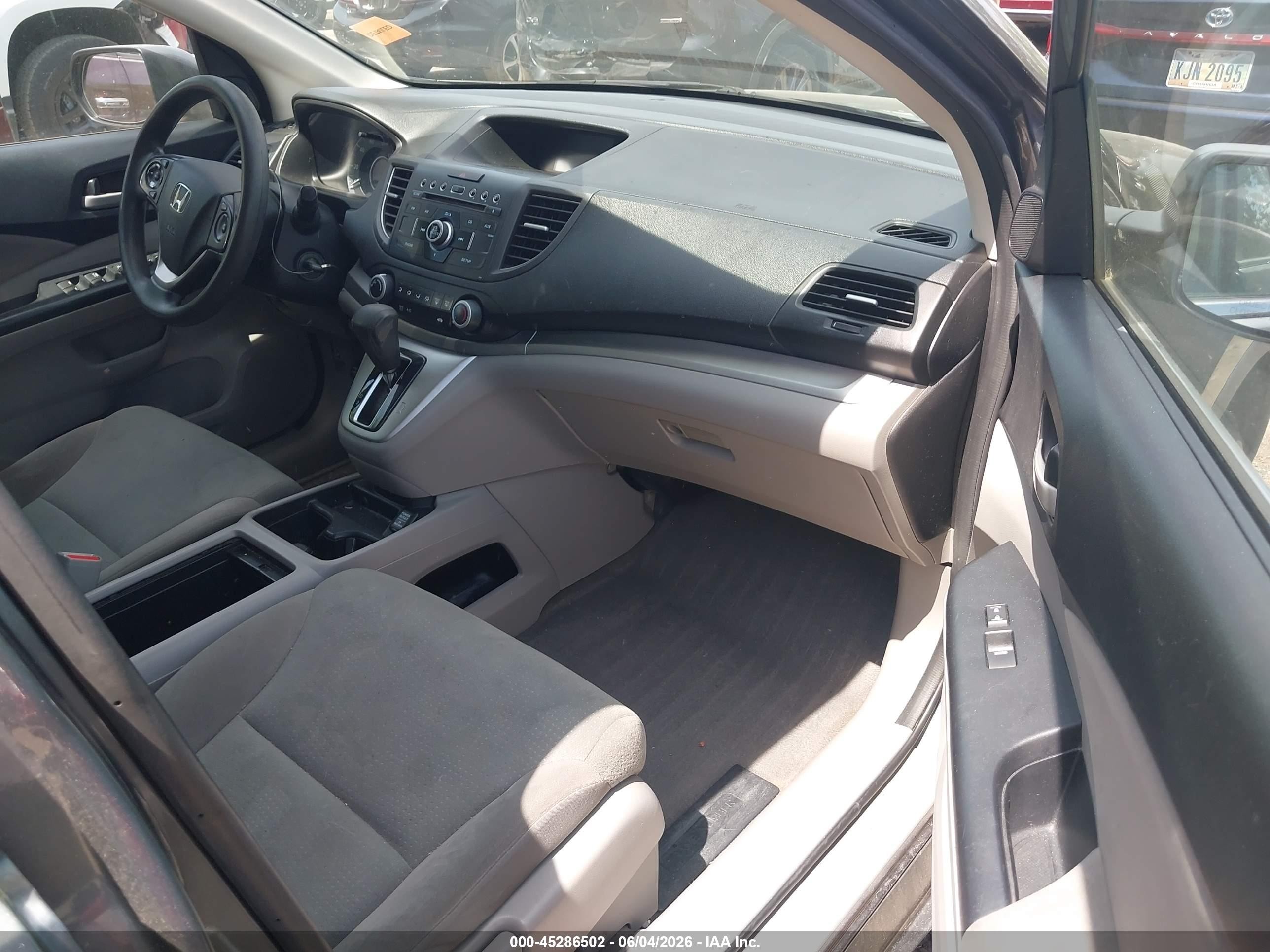 2013 Honda Cr-v Ex Gray vin: 2HKRM4H50DH618365