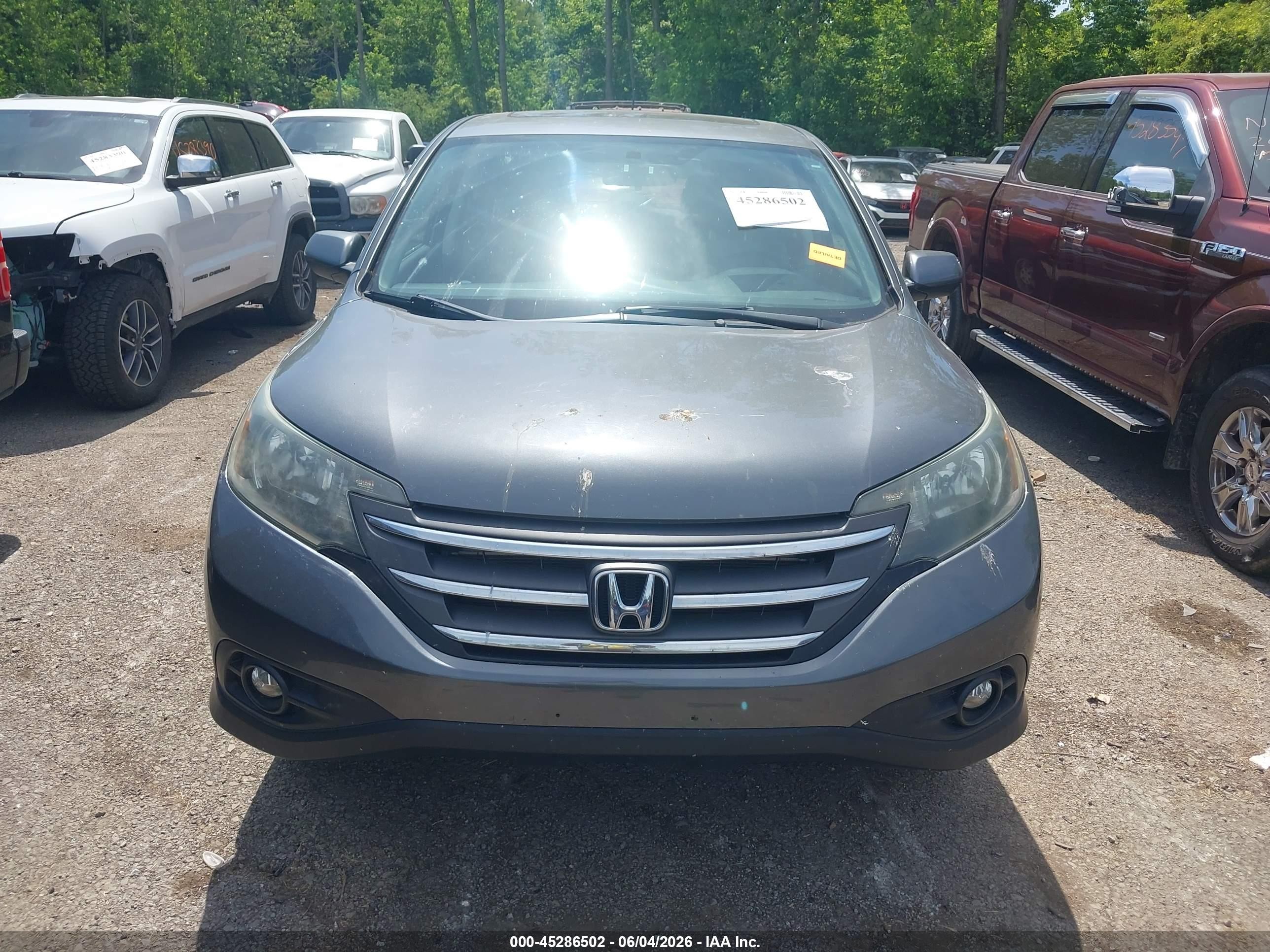 2013 Honda Cr-v Ex Gray vin: 2HKRM4H50DH618365