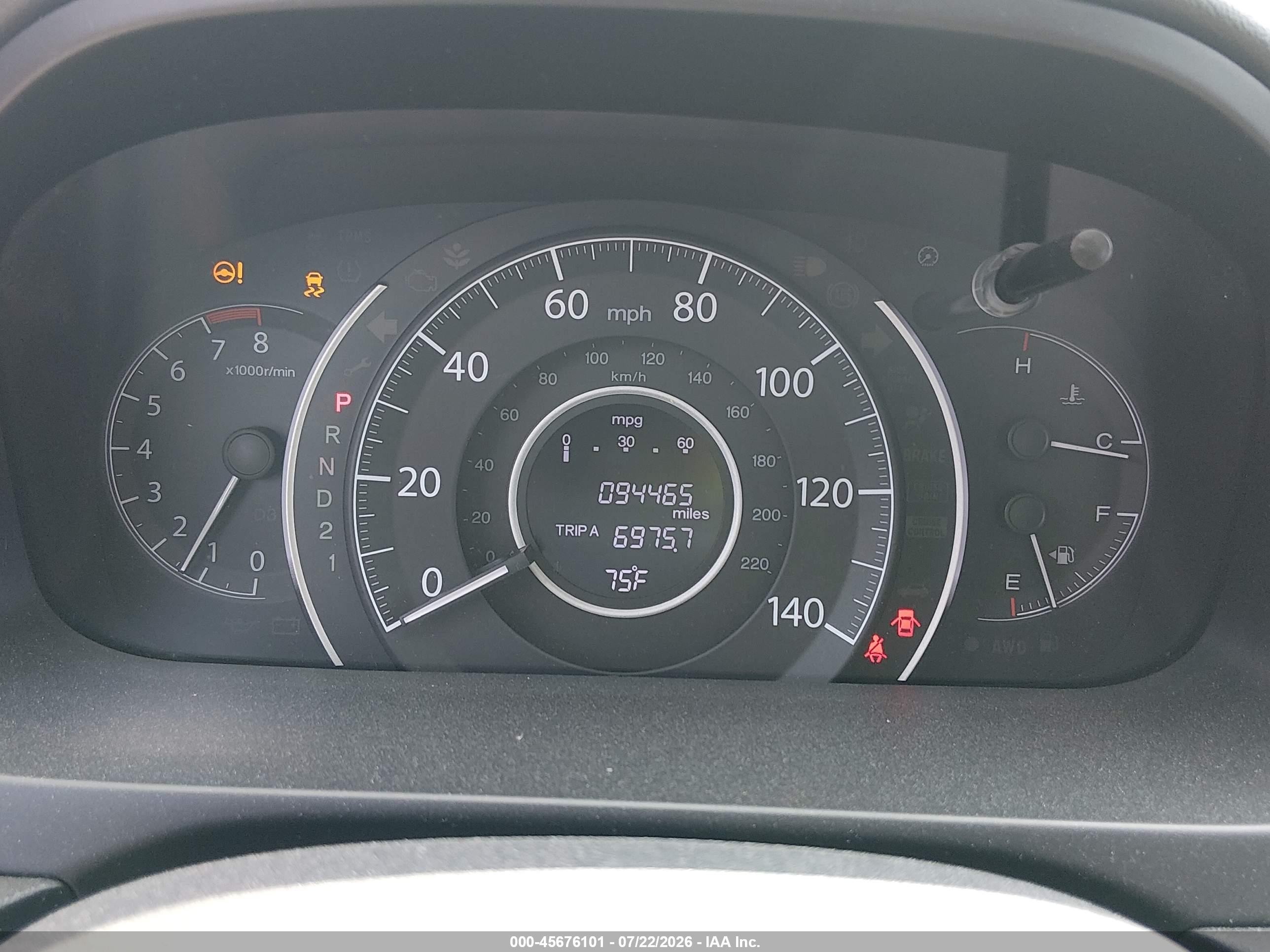 2013 Honda Cr-v Ex Silver vin: 2HKRM4H50DH630323