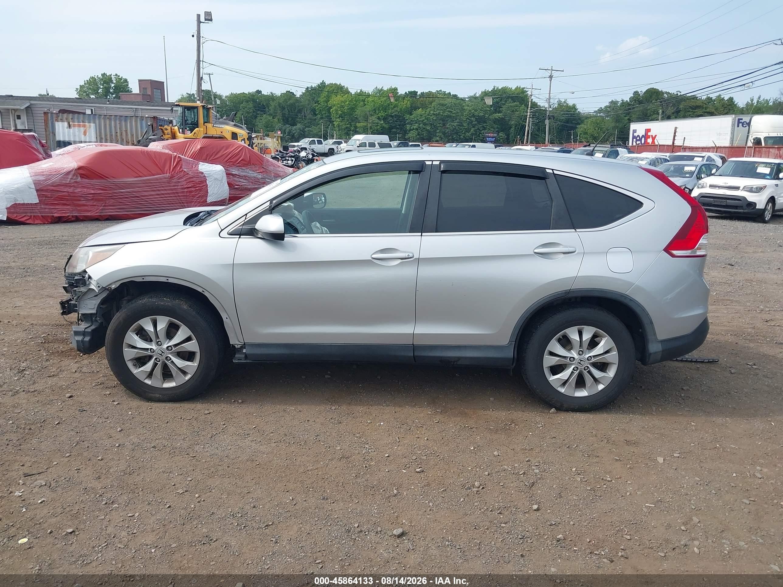2013 Honda Cr-v Ex Silver vin: 2HKRM4H50DH643749
