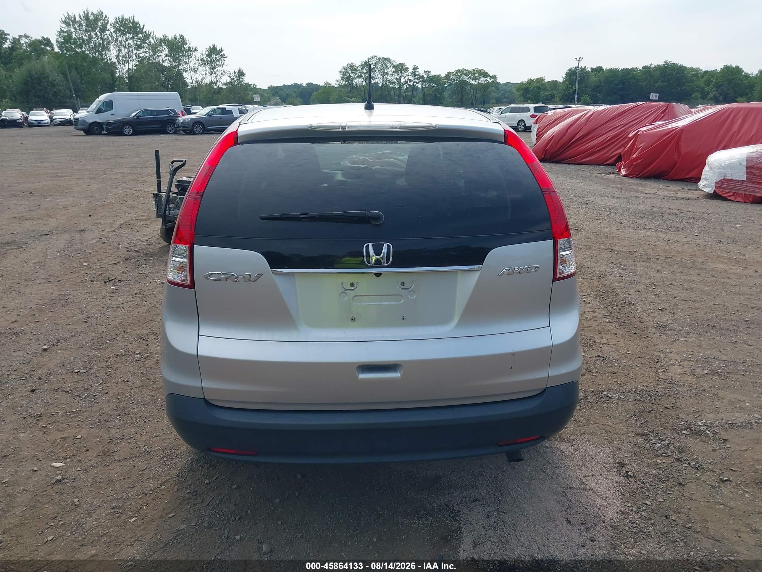 2013 Honda Cr-v Ex Silver vin: 2HKRM4H50DH643749