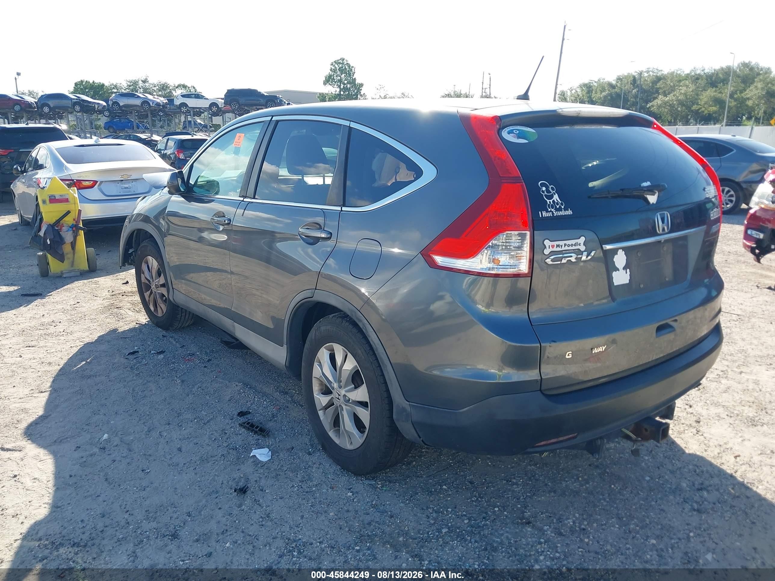 2013 Honda Cr-v Ex Серый vin: 2HKRM4H50DH646425