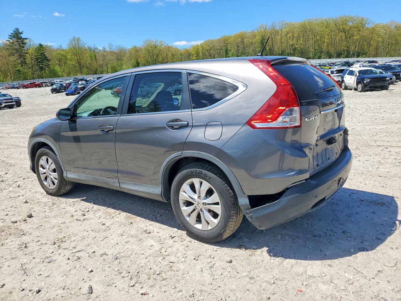 2013 Honda Cr-v Ex Gray vin: 2HKRM4H50DH682325