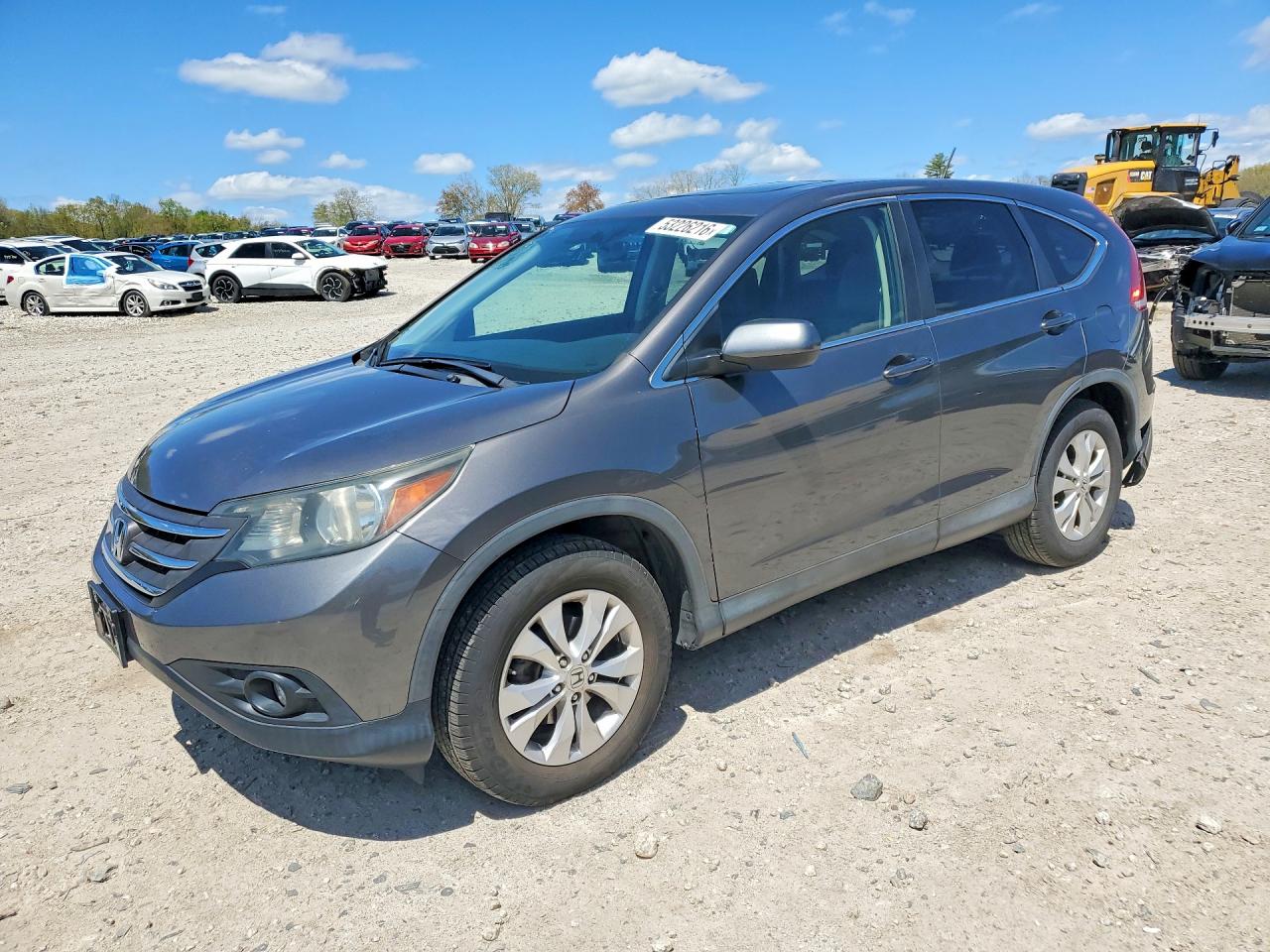 2013 Honda Cr-v Ex Gray vin: 2HKRM4H50DH682325