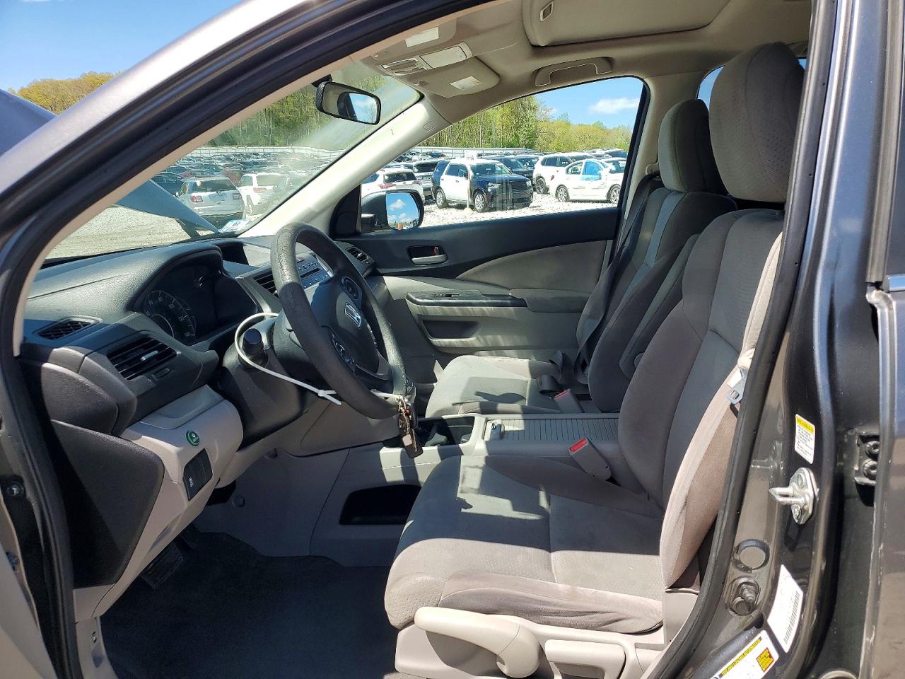 2013 Honda Cr-v Ex Gray vin: 2HKRM4H50DH682325