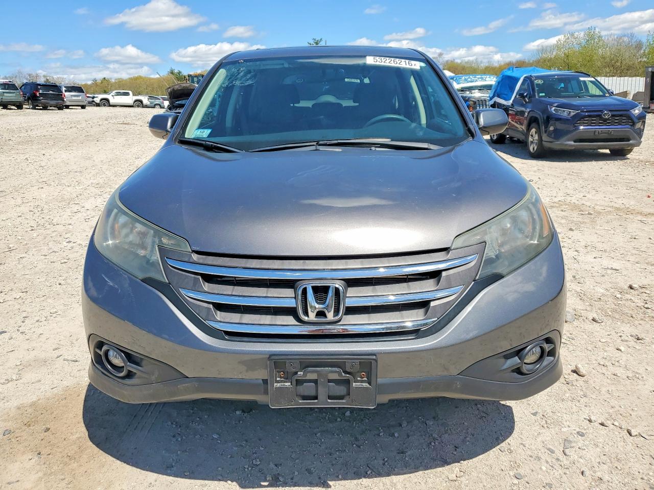 2013 Honda Cr-v Ex Gray vin: 2HKRM4H50DH682325