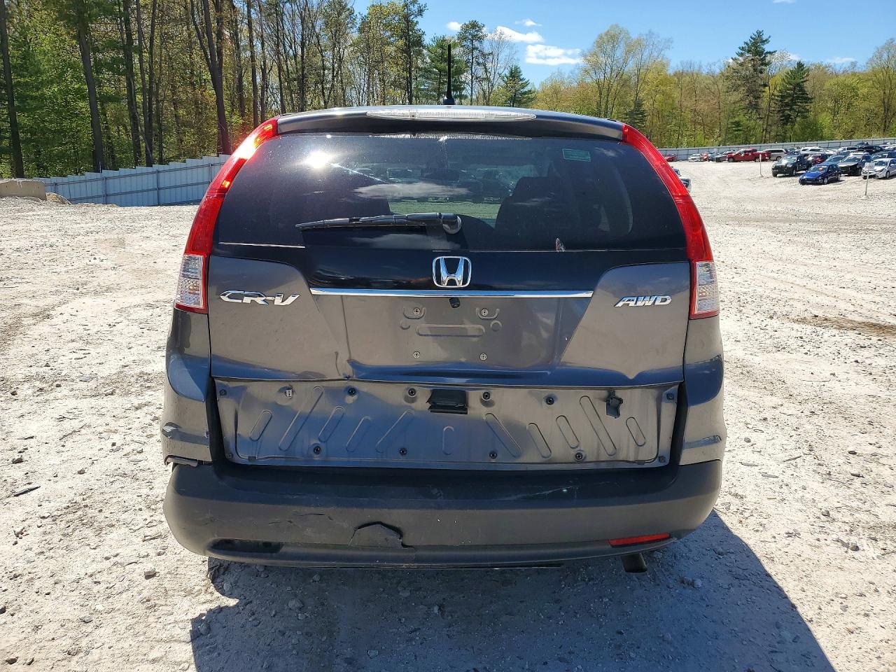 2013 Honda Cr-v Ex Gray vin: 2HKRM4H50DH682325