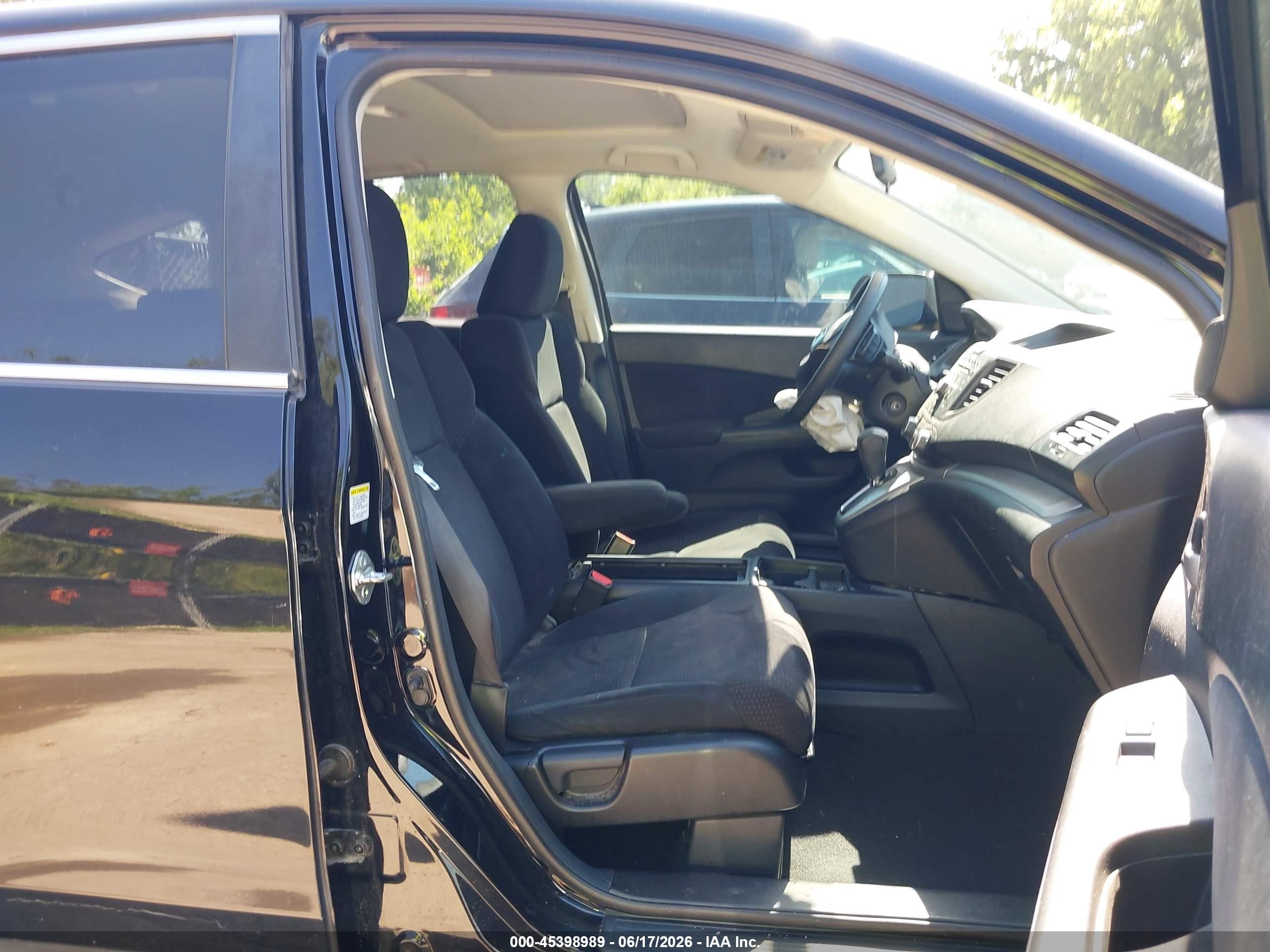 2013 Honda Cr-v Ex Black vin: 2HKRM4H50DH686424