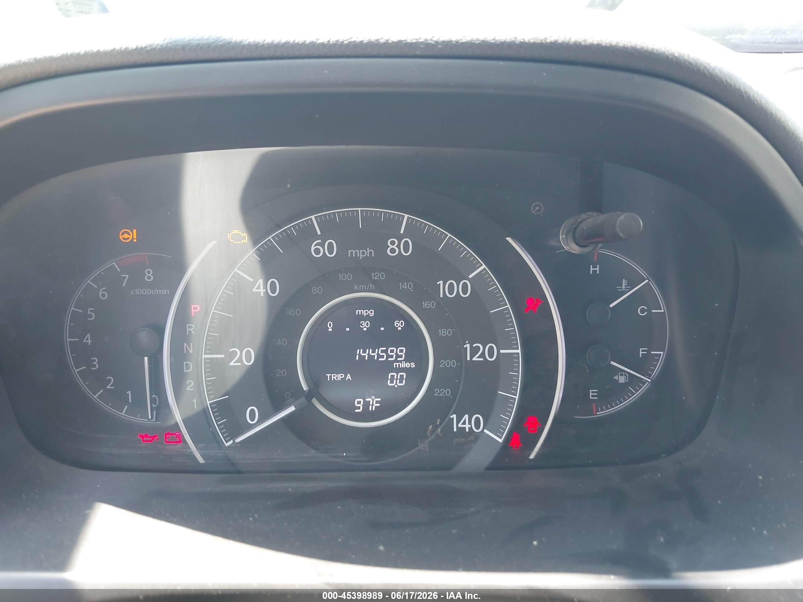 2013 Honda Cr-v Ex Black vin: 2HKRM4H50DH686424